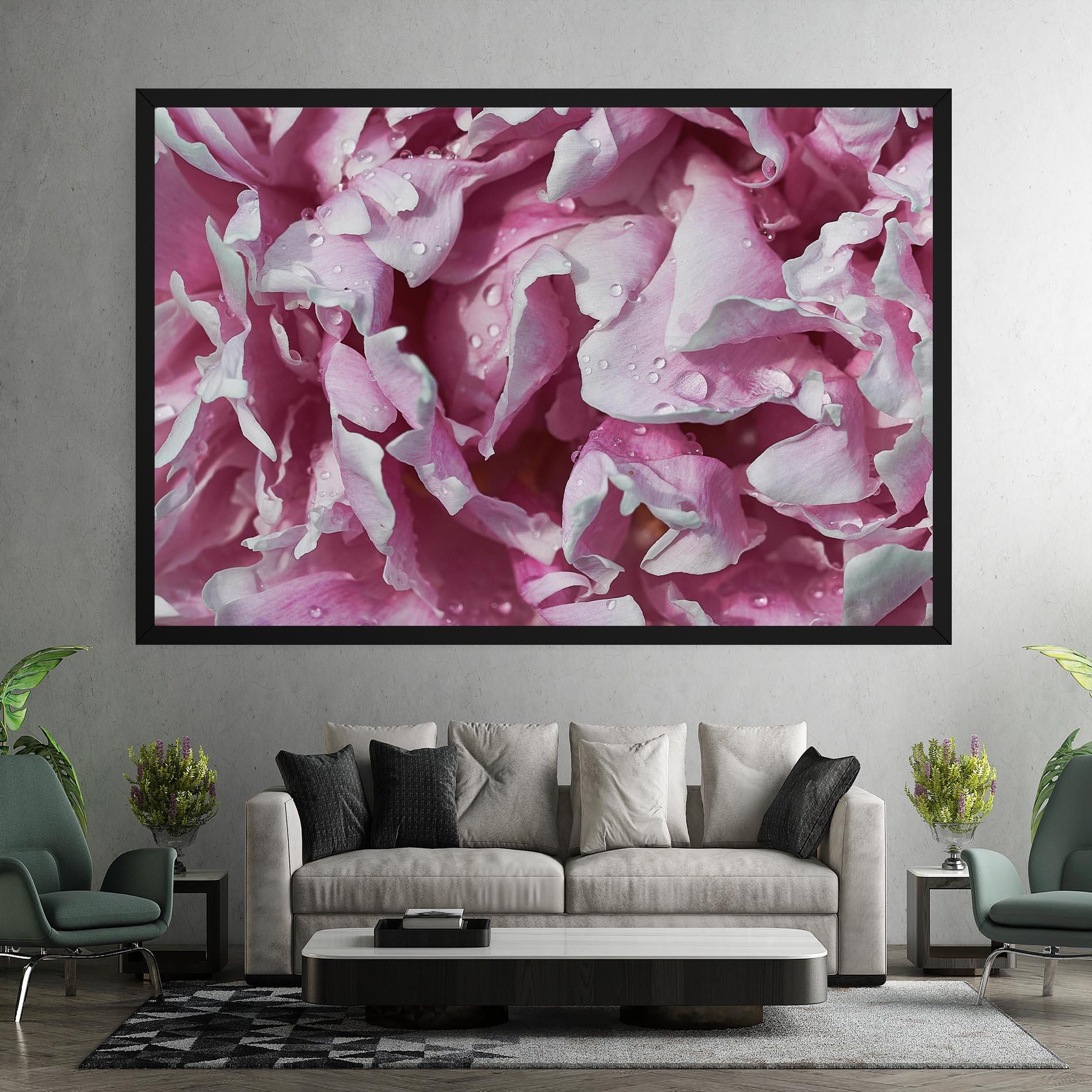 Tablou Canvas Peony Petals mockup 7