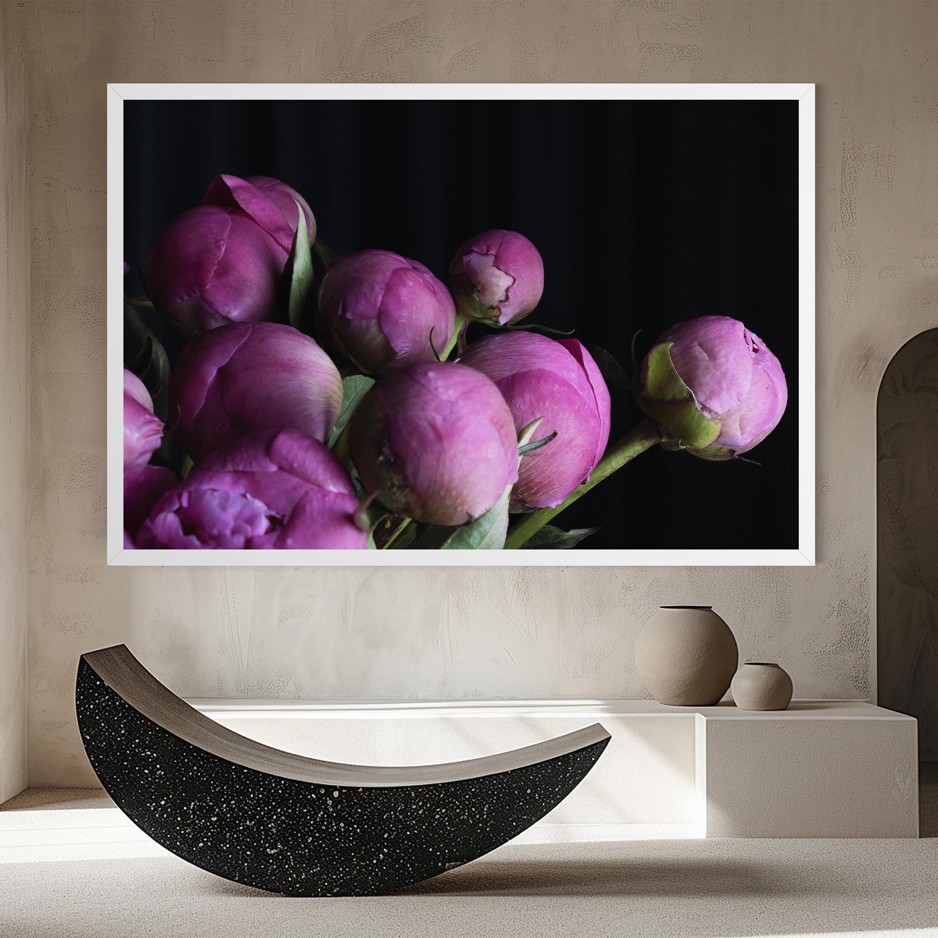 Tablou Canvas Peony Buds mockup 8