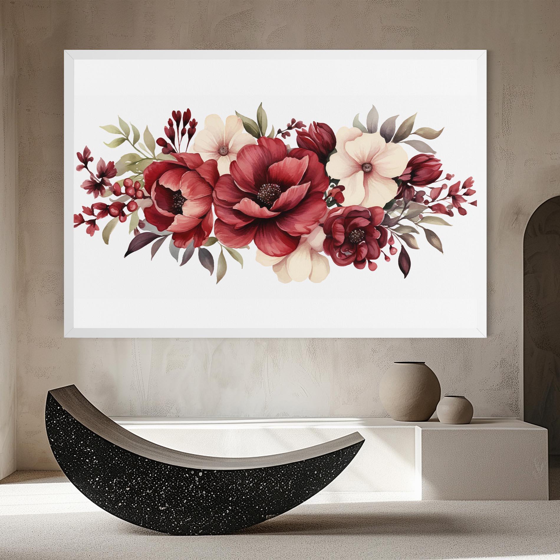Tablou Canvas Red Peony mockup 8