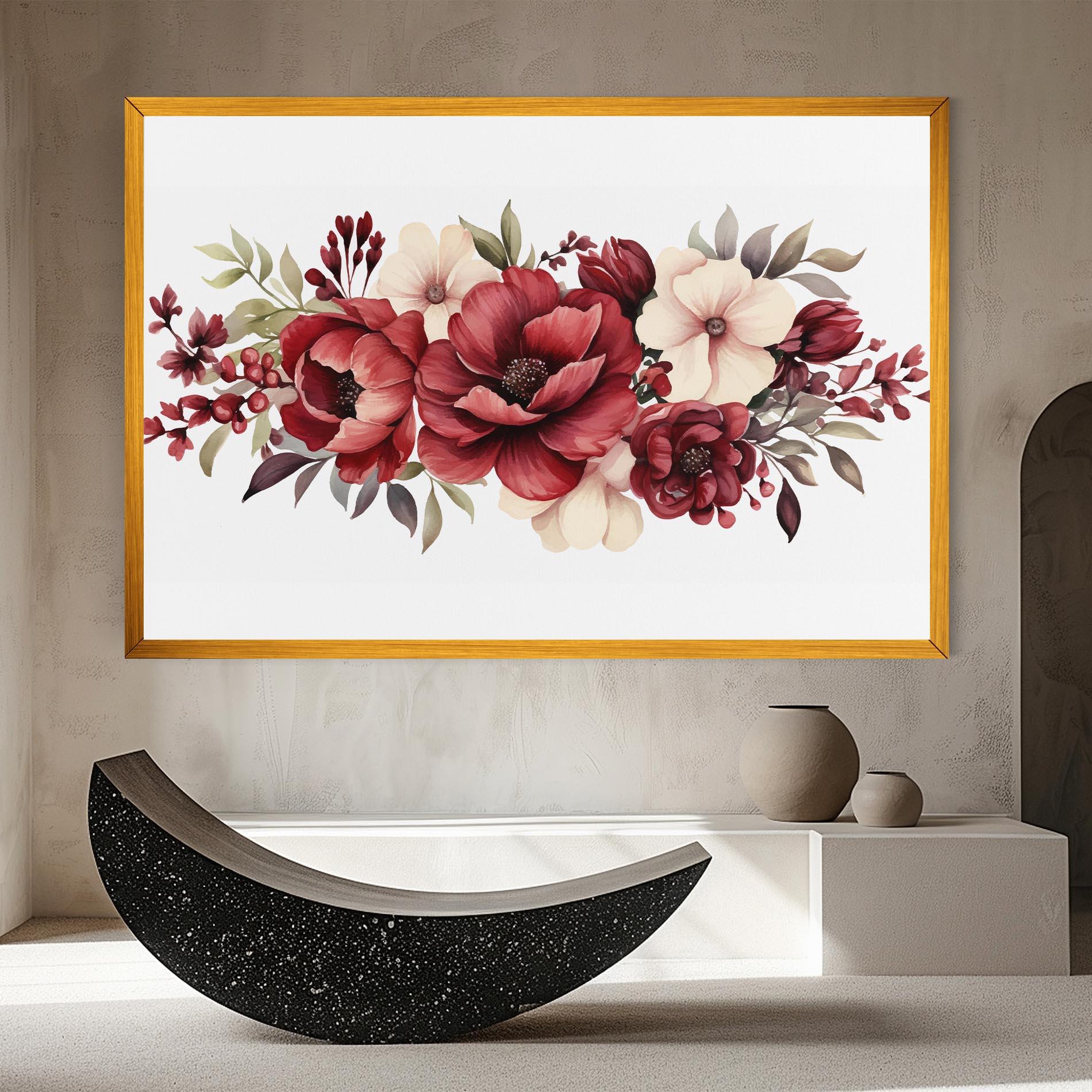 Tablou Canvas Red Peony mockup 8