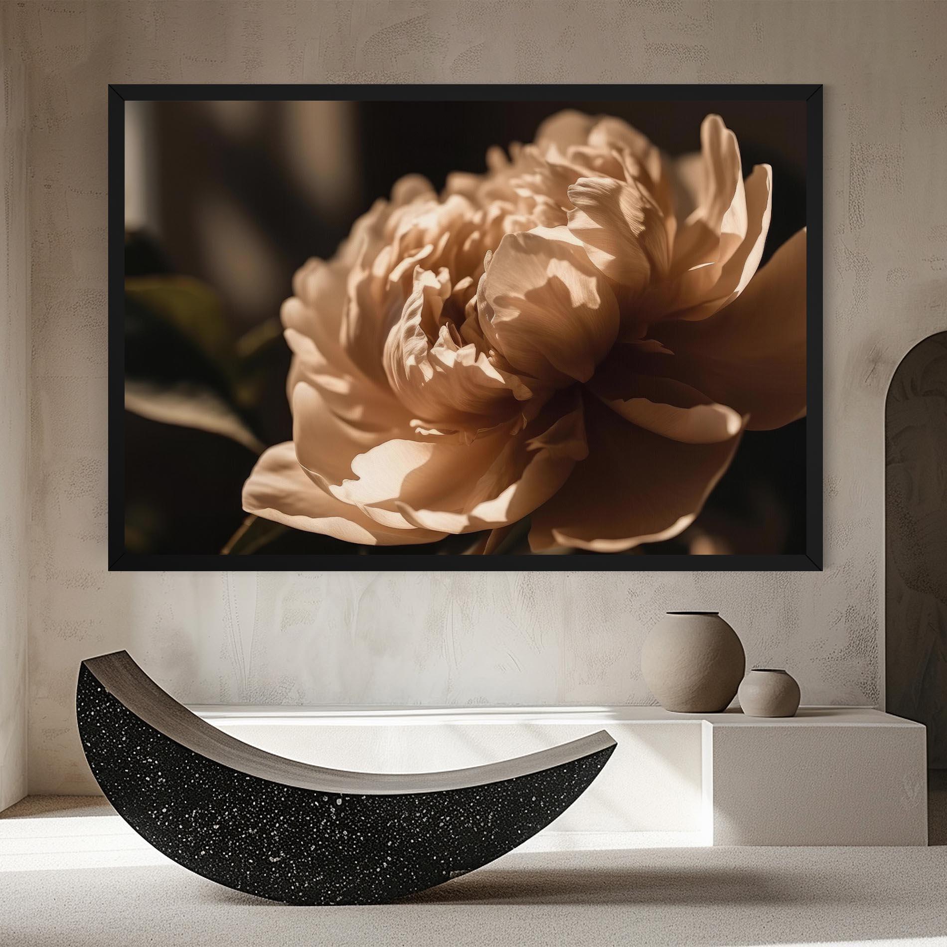 Tablou Canvas Cream Peony mockup 8