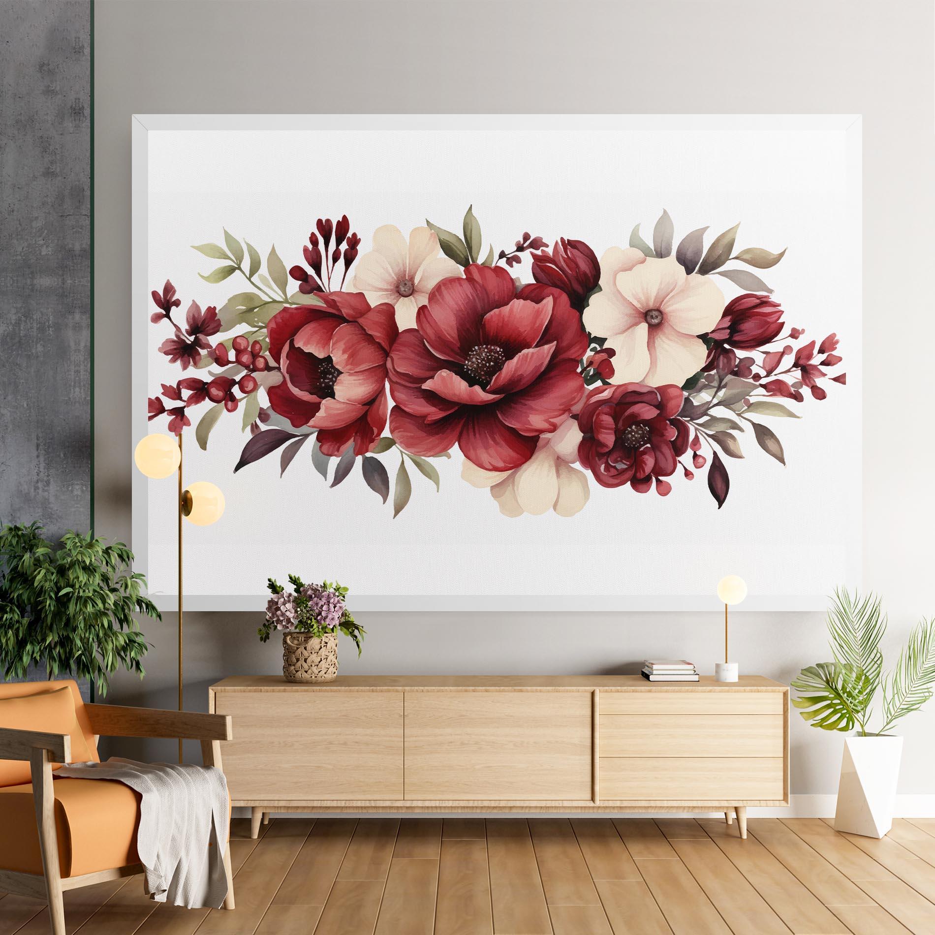 Tablou Canvas Red Peony mockup 9