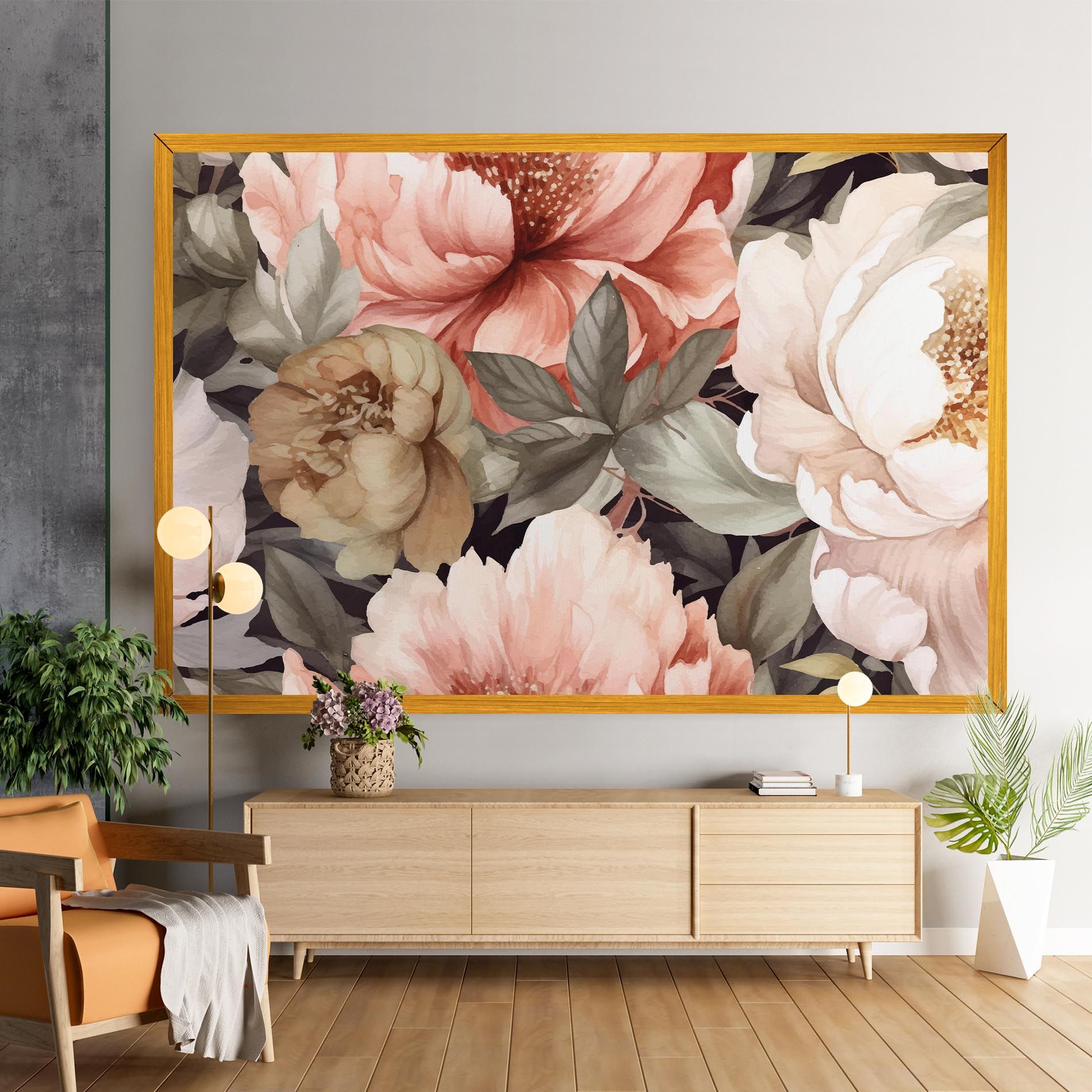 Cream Pink Peony mockup 9