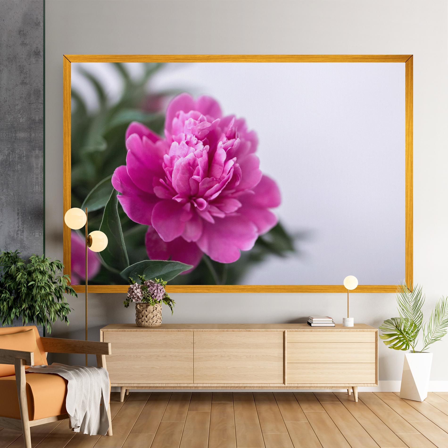 Dark Pink Peony mockup 9