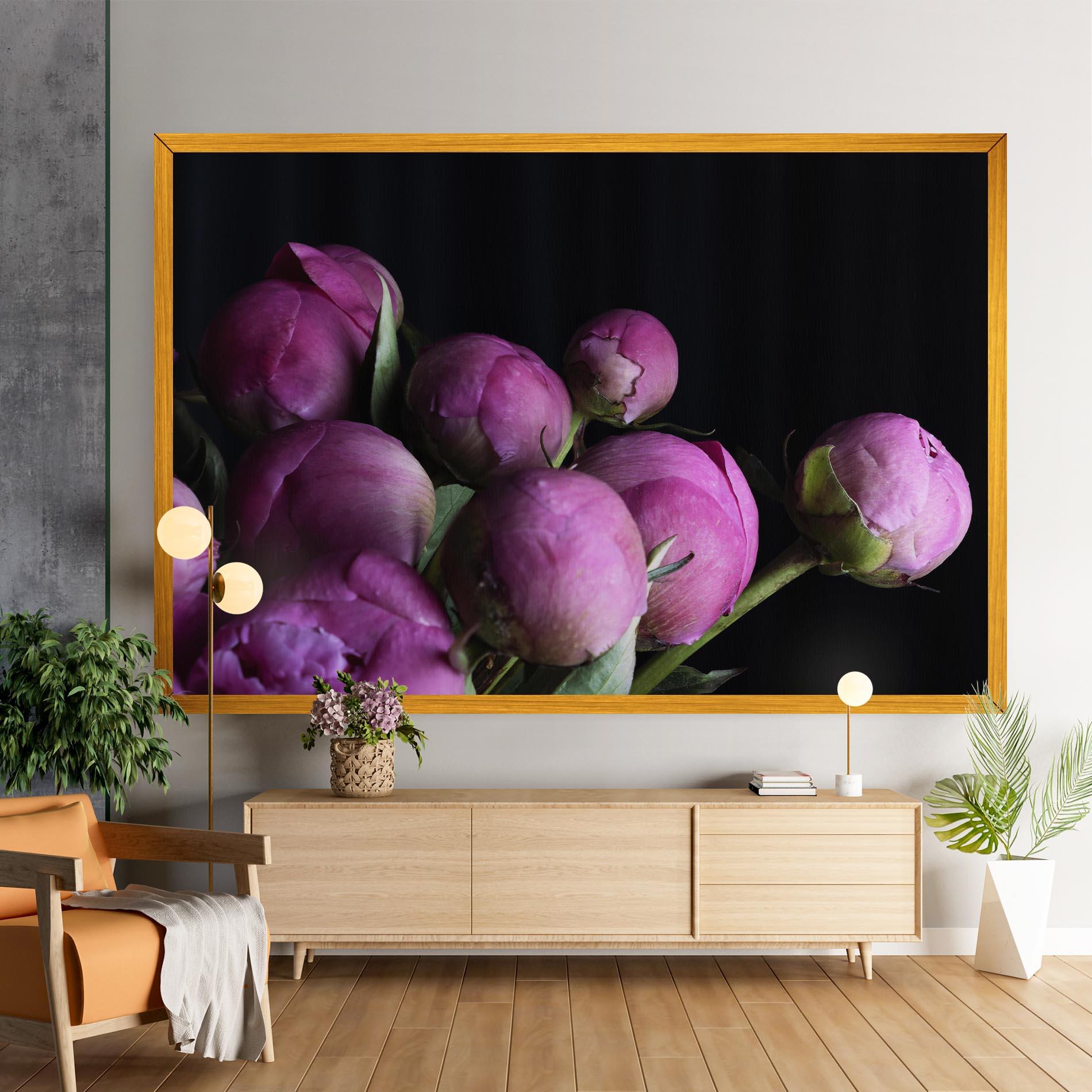 Tablou Canvas Peony Buds mockup 9