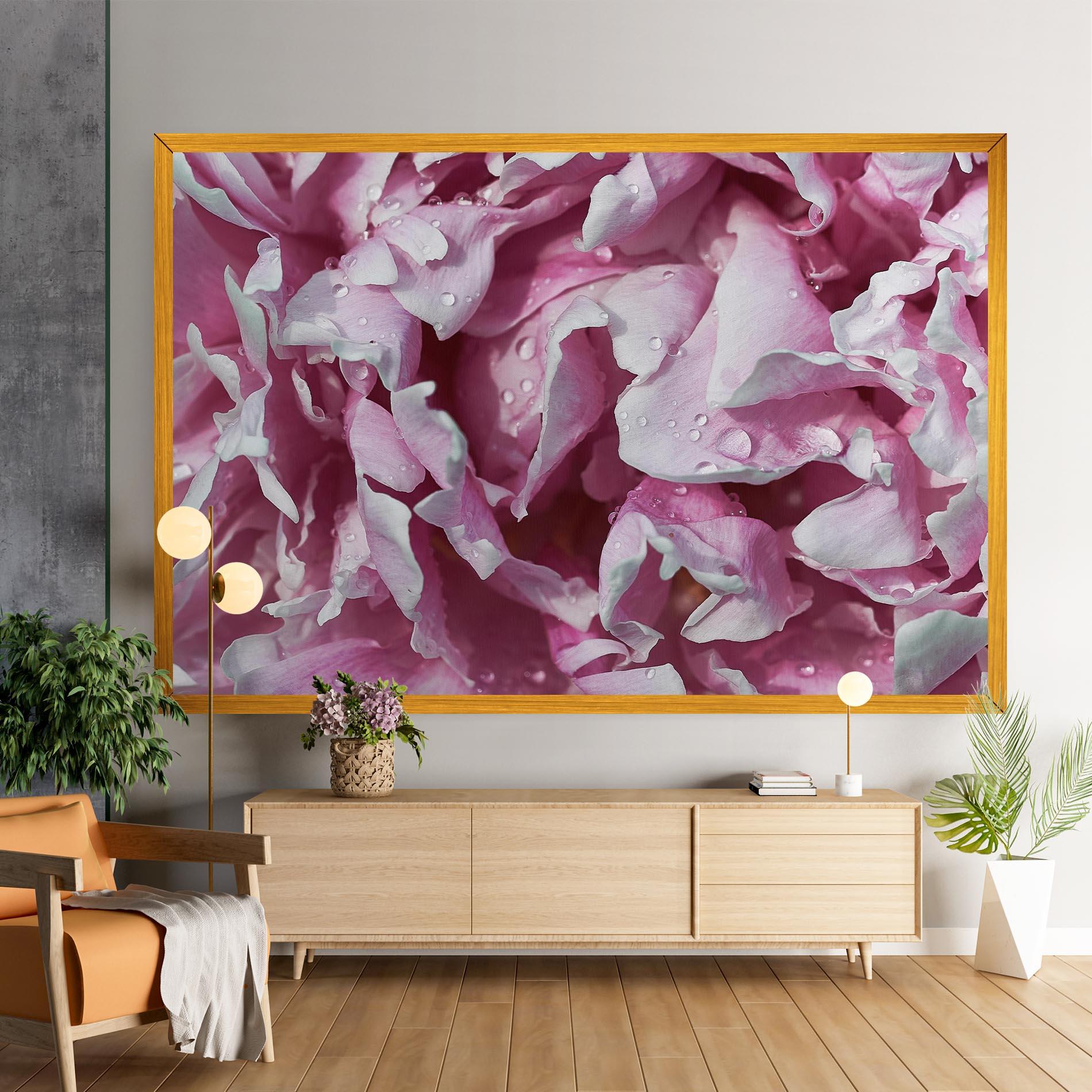 Tablou Canvas Peony Petals mockup 9