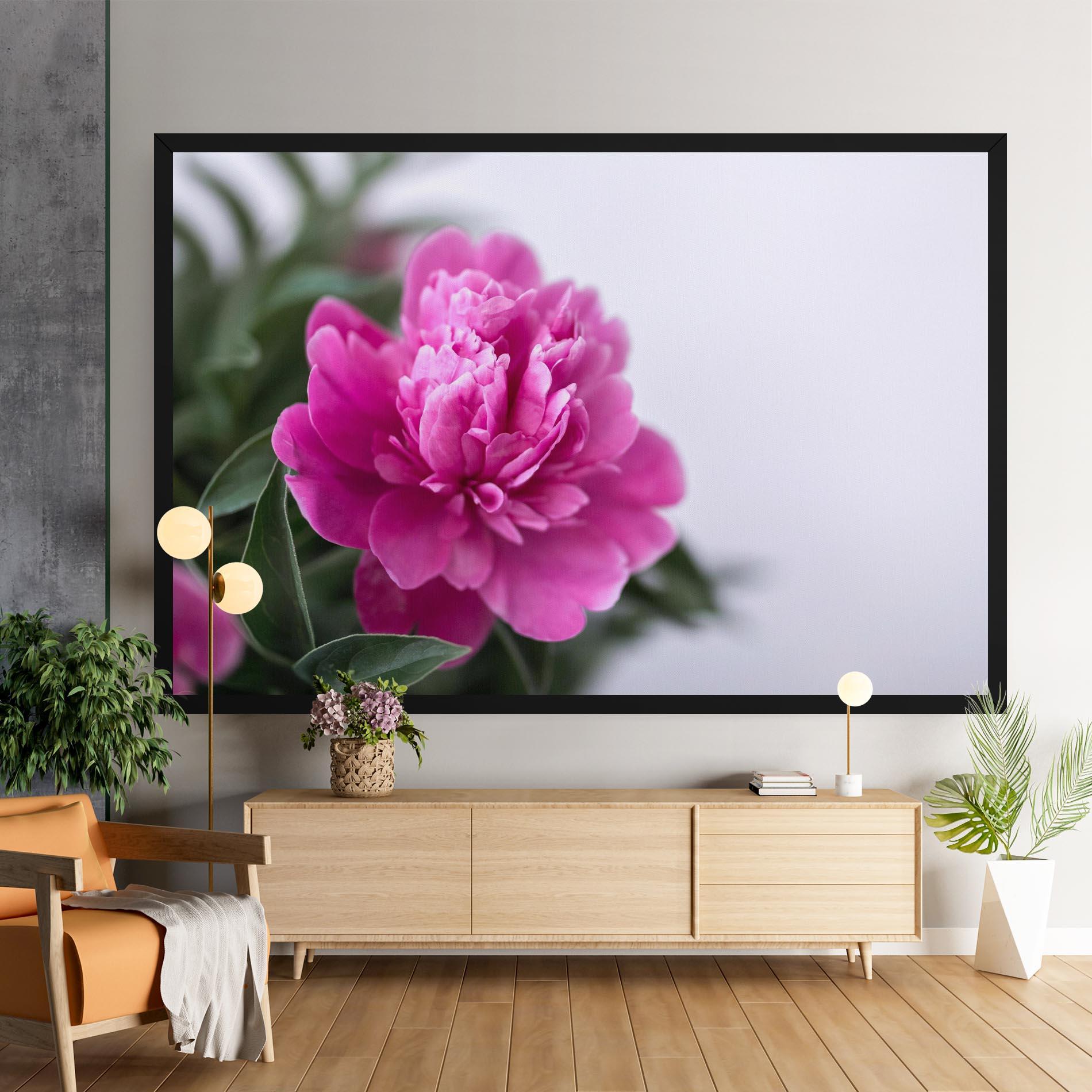 Tablou Canvas Dark Pink Peony mockup 9