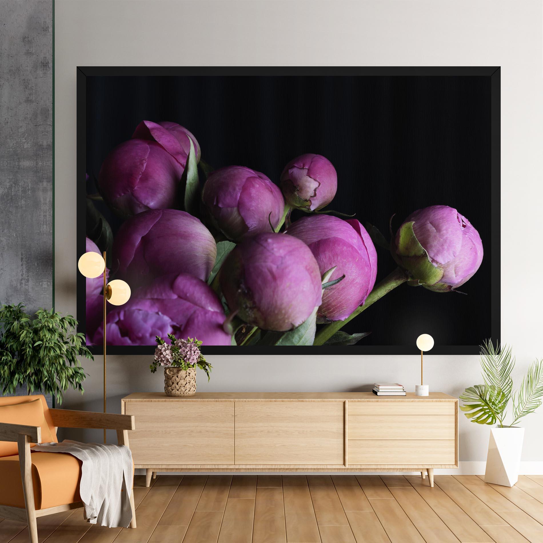 Tablou Canvas Peony Buds mockup 9