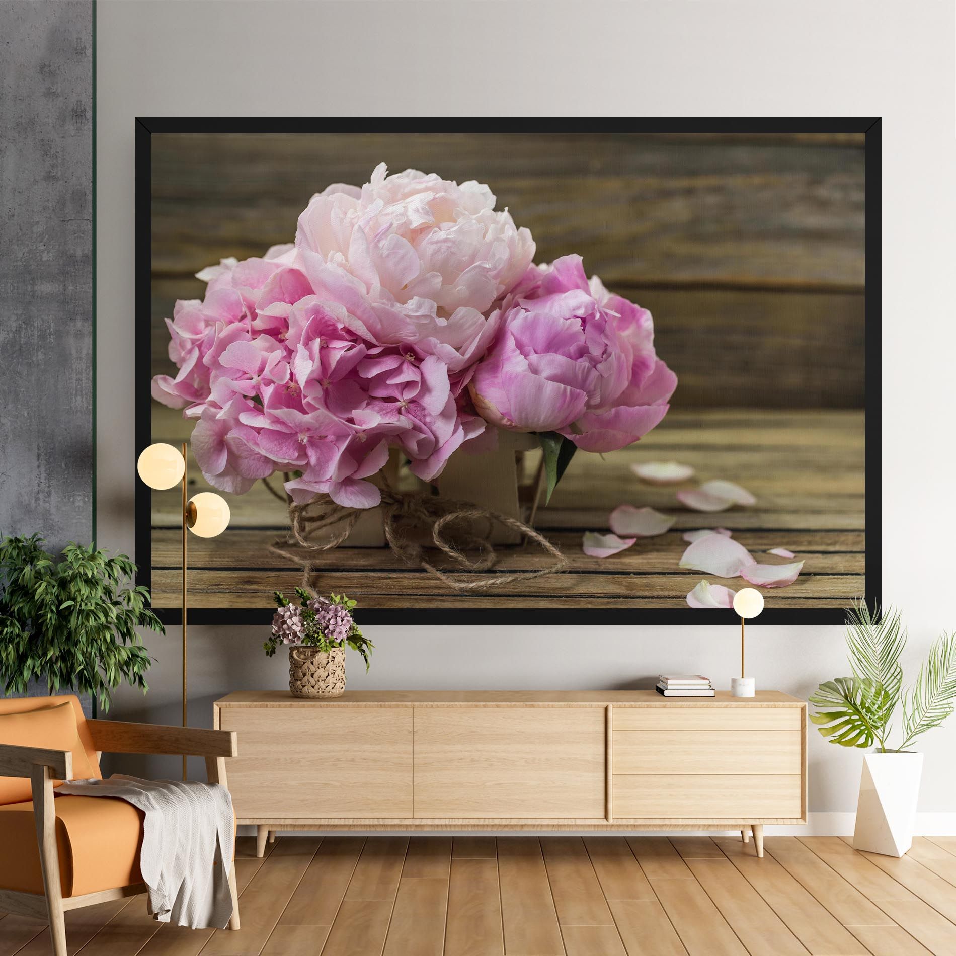 Peony On Table mockup 9