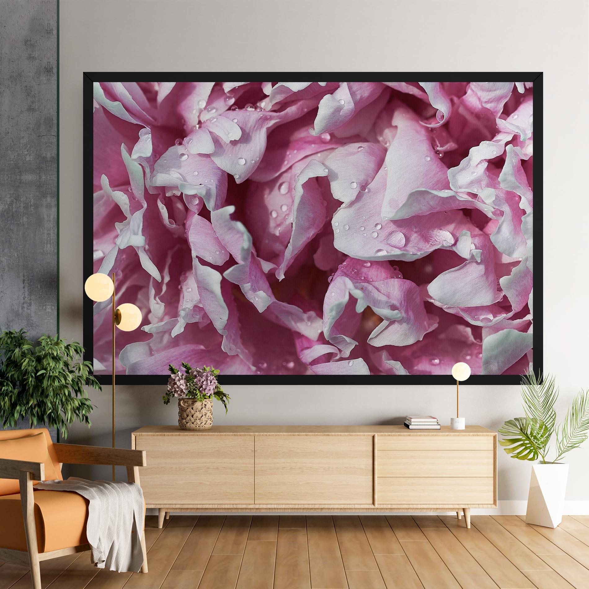 Tablou Canvas Peony Petals mockup 9