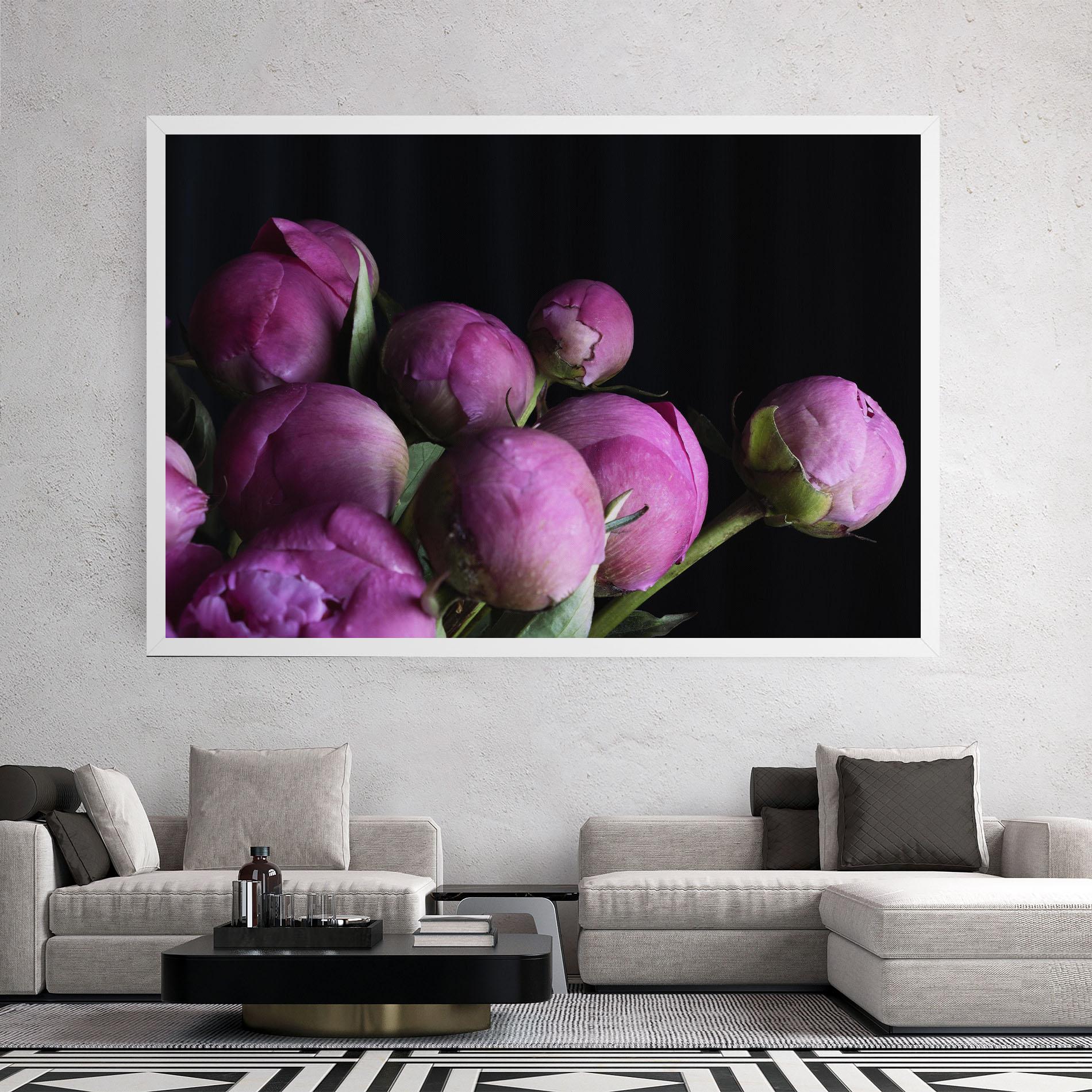 Tablou Canvas Peony Buds mockup 2