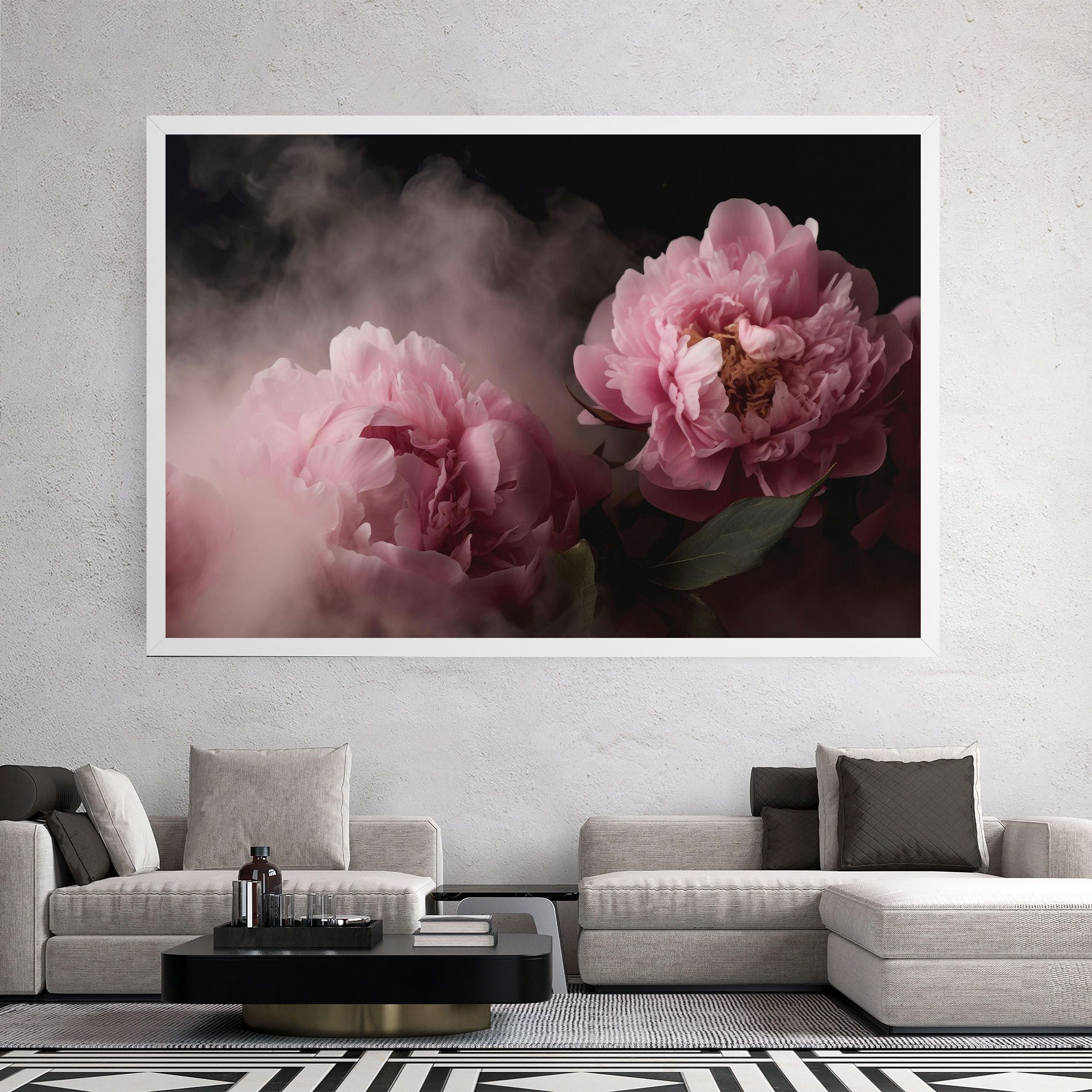 Peony In Smoke mockup 2