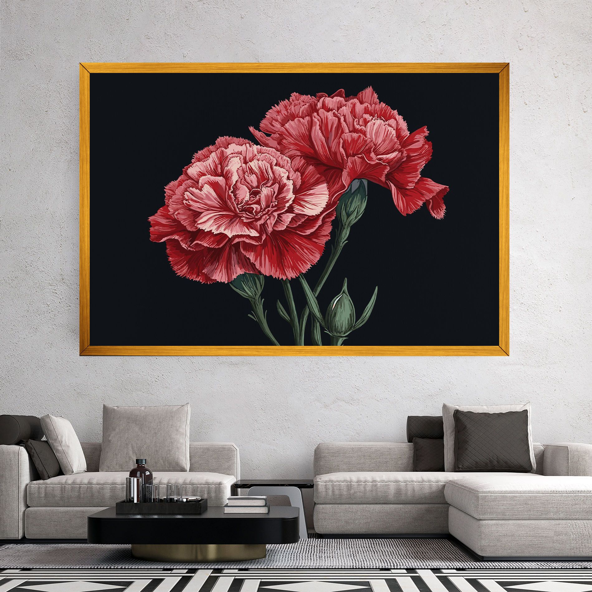 Beautiful Peony mockup 2