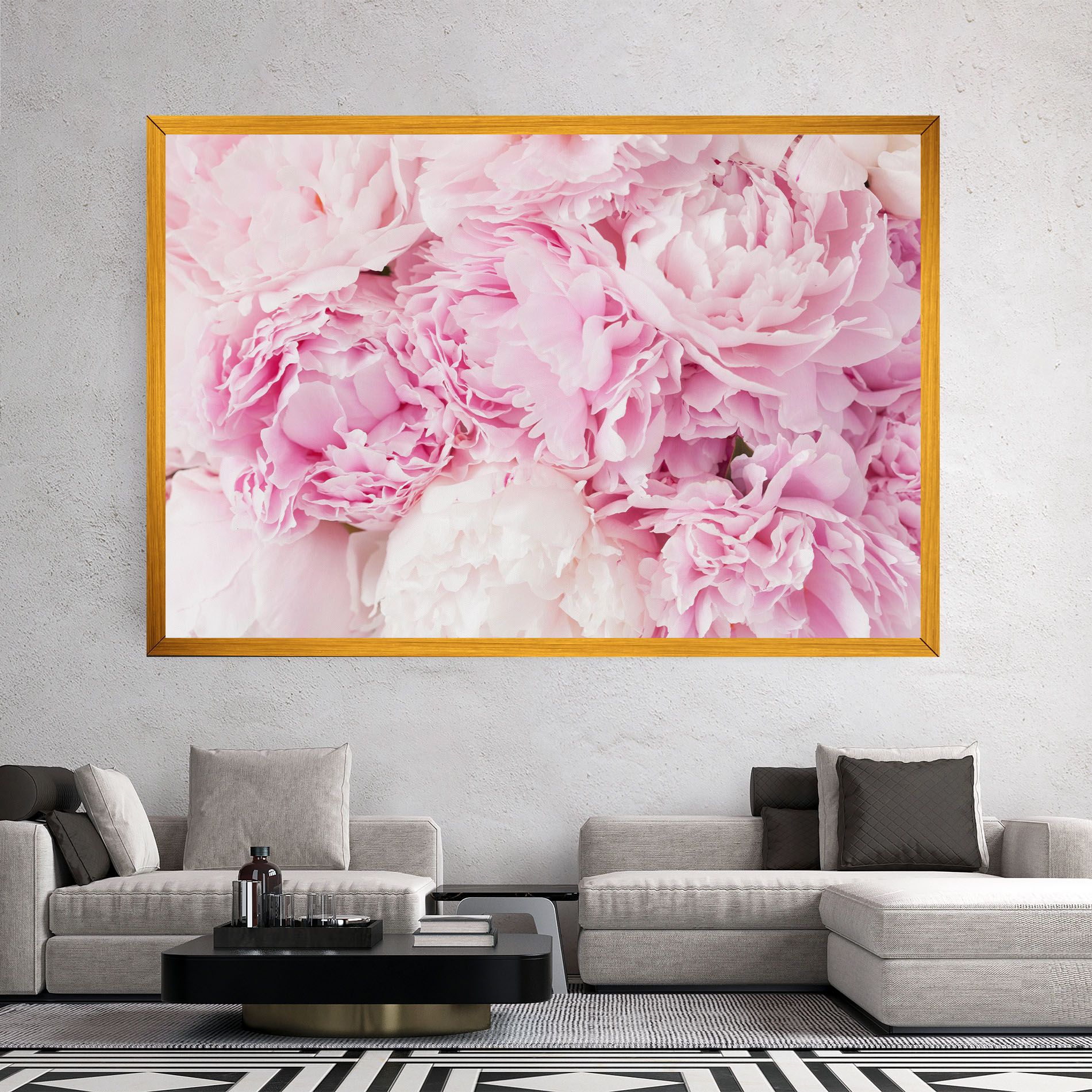Dreamy Pink Pastel Peony mockup 2