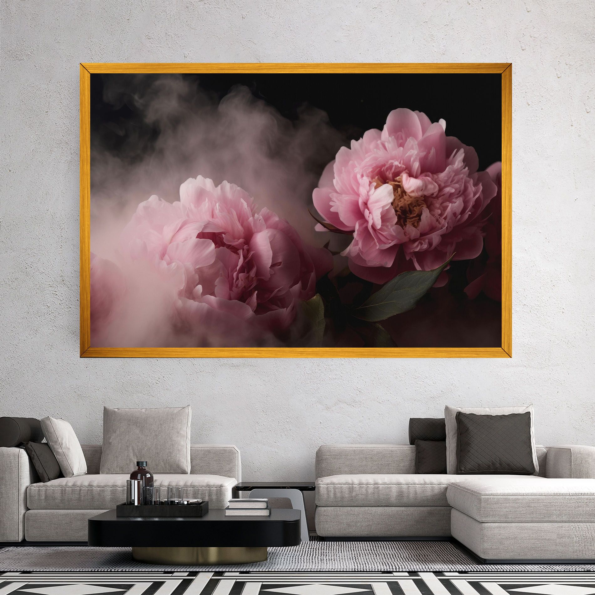 Peony In Smoke mockup 2