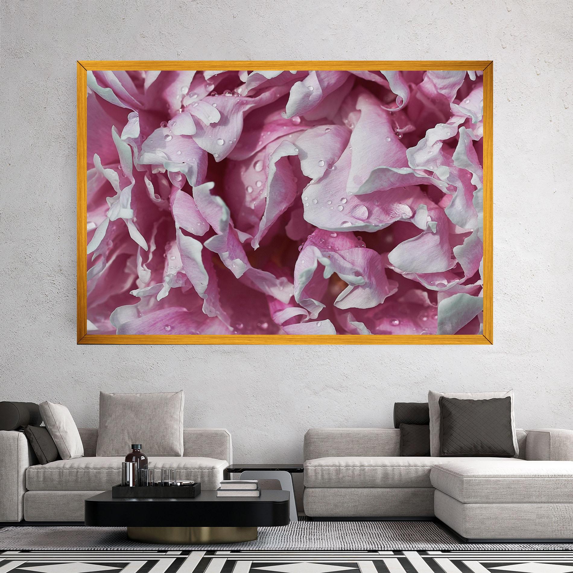 Tablou Canvas Peony Petals mockup 2