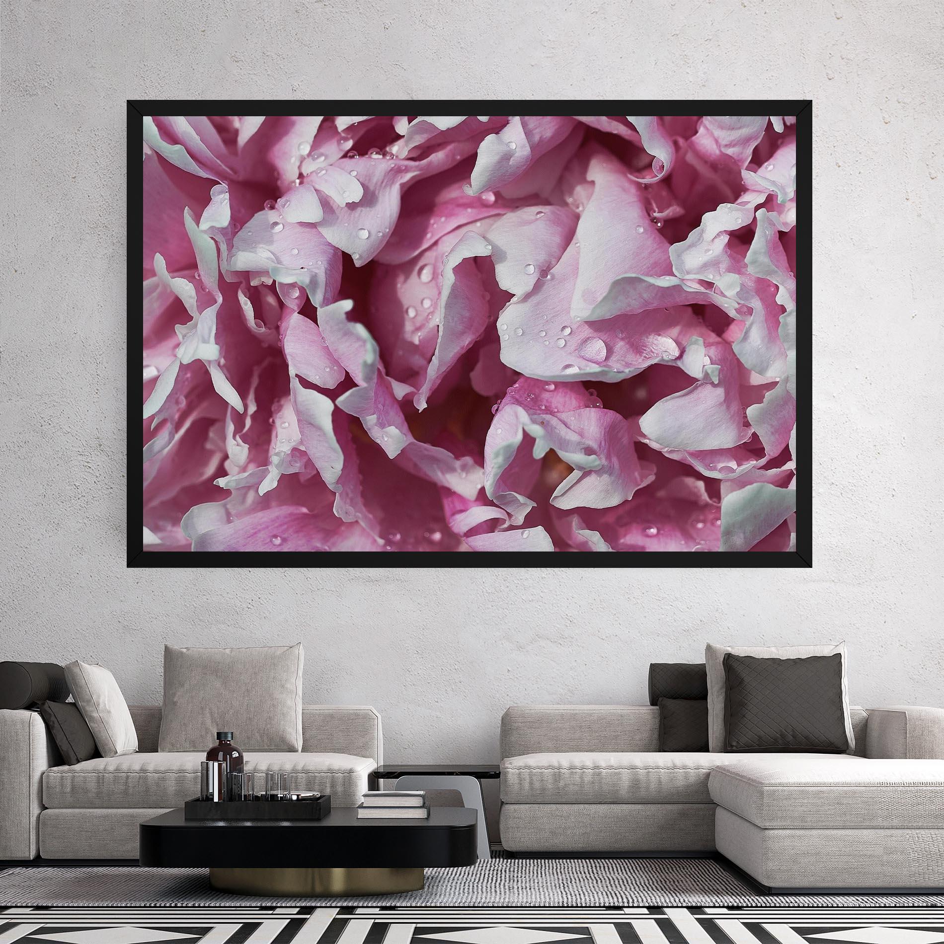 Tablou Canvas Peony Petals mockup 2
