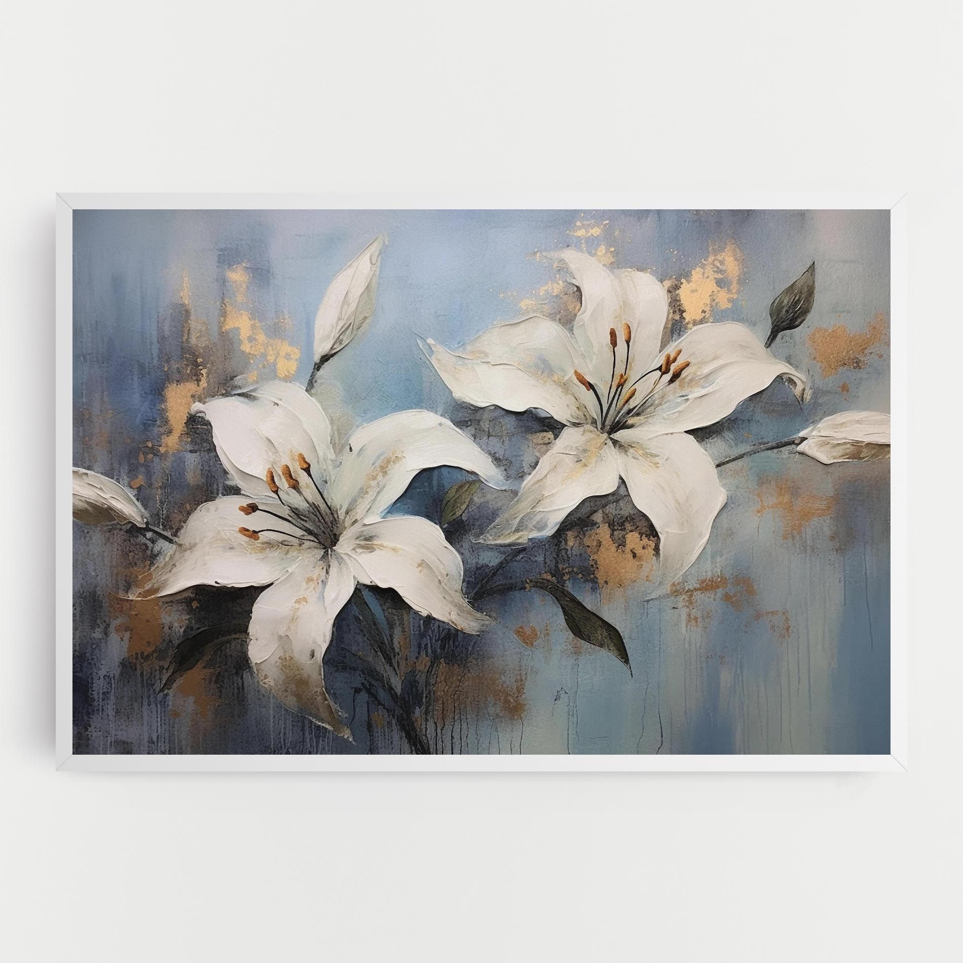 Gold Lily Painting mockup 0