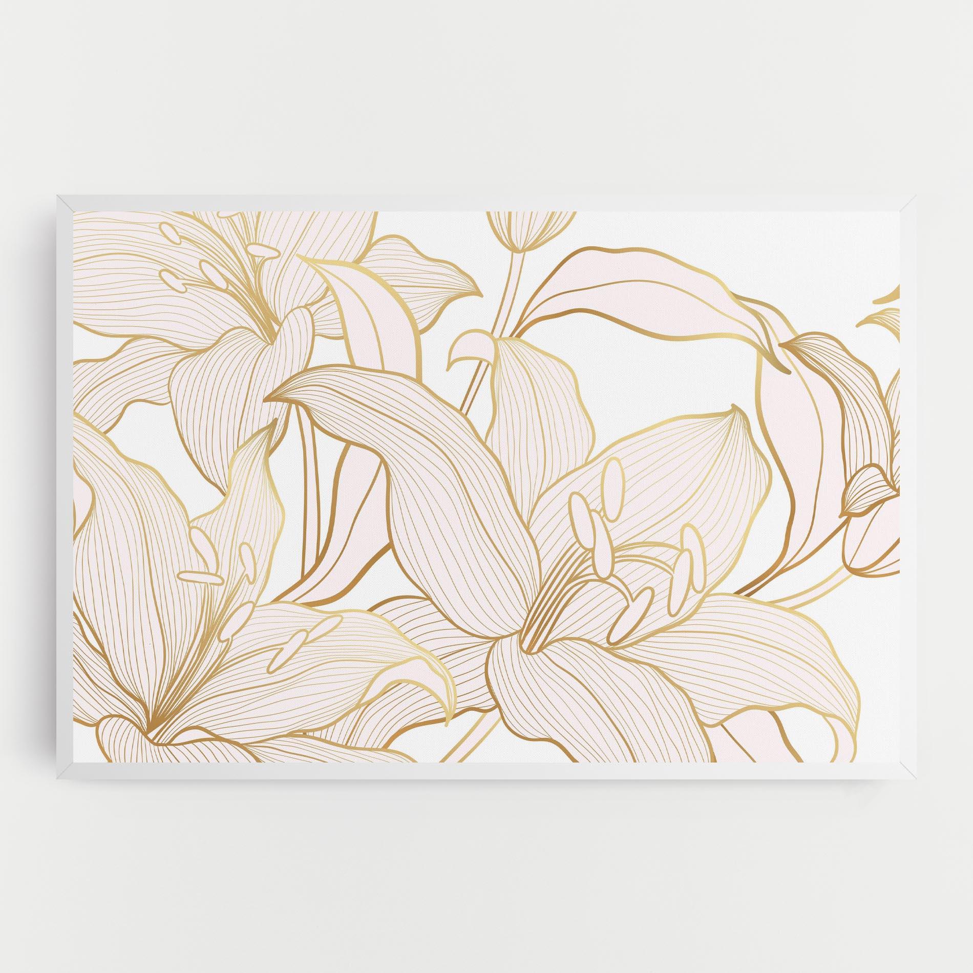 Tablou Canvas Gold Lily mockup 0