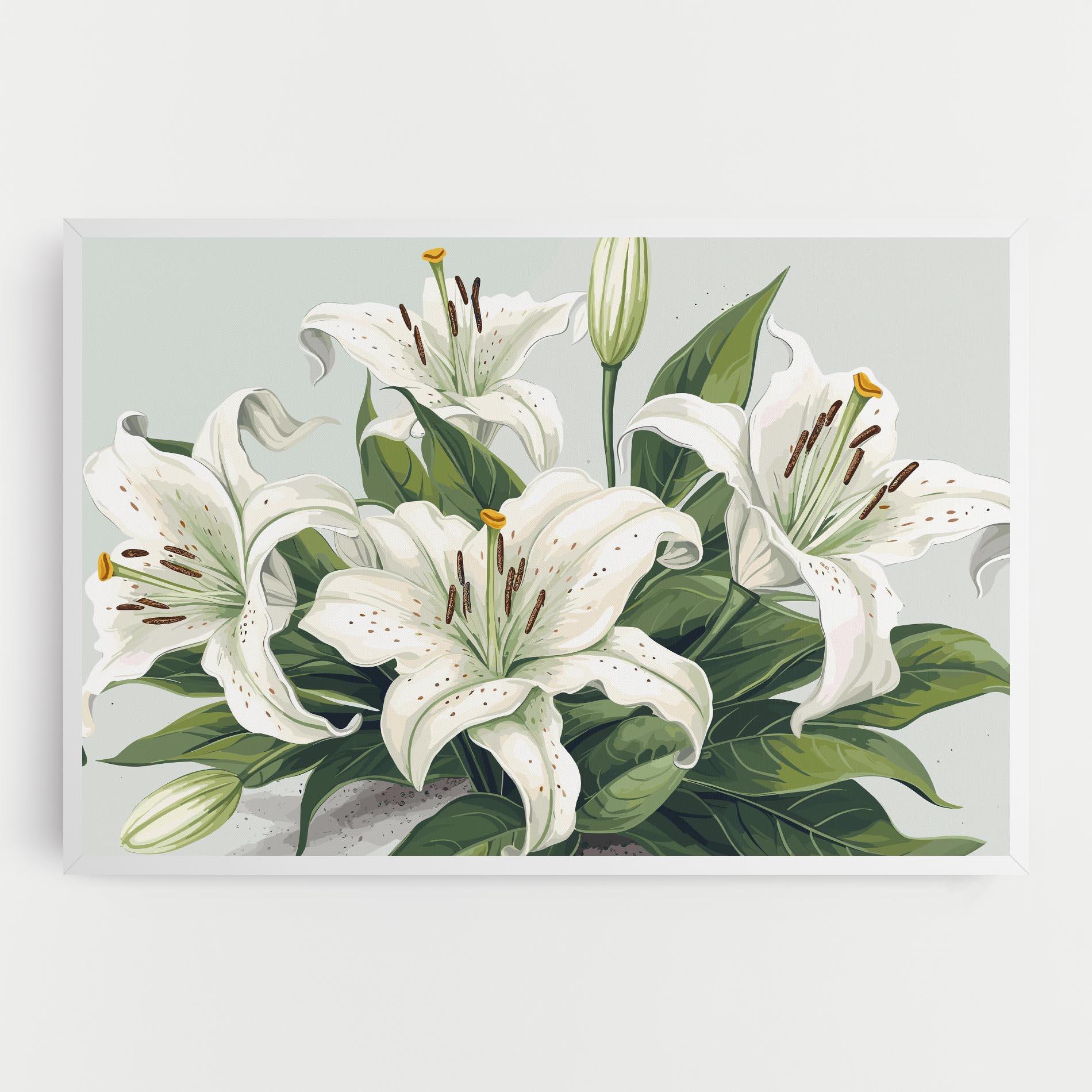 Tablou Canvas Light Lily Art mockup 0