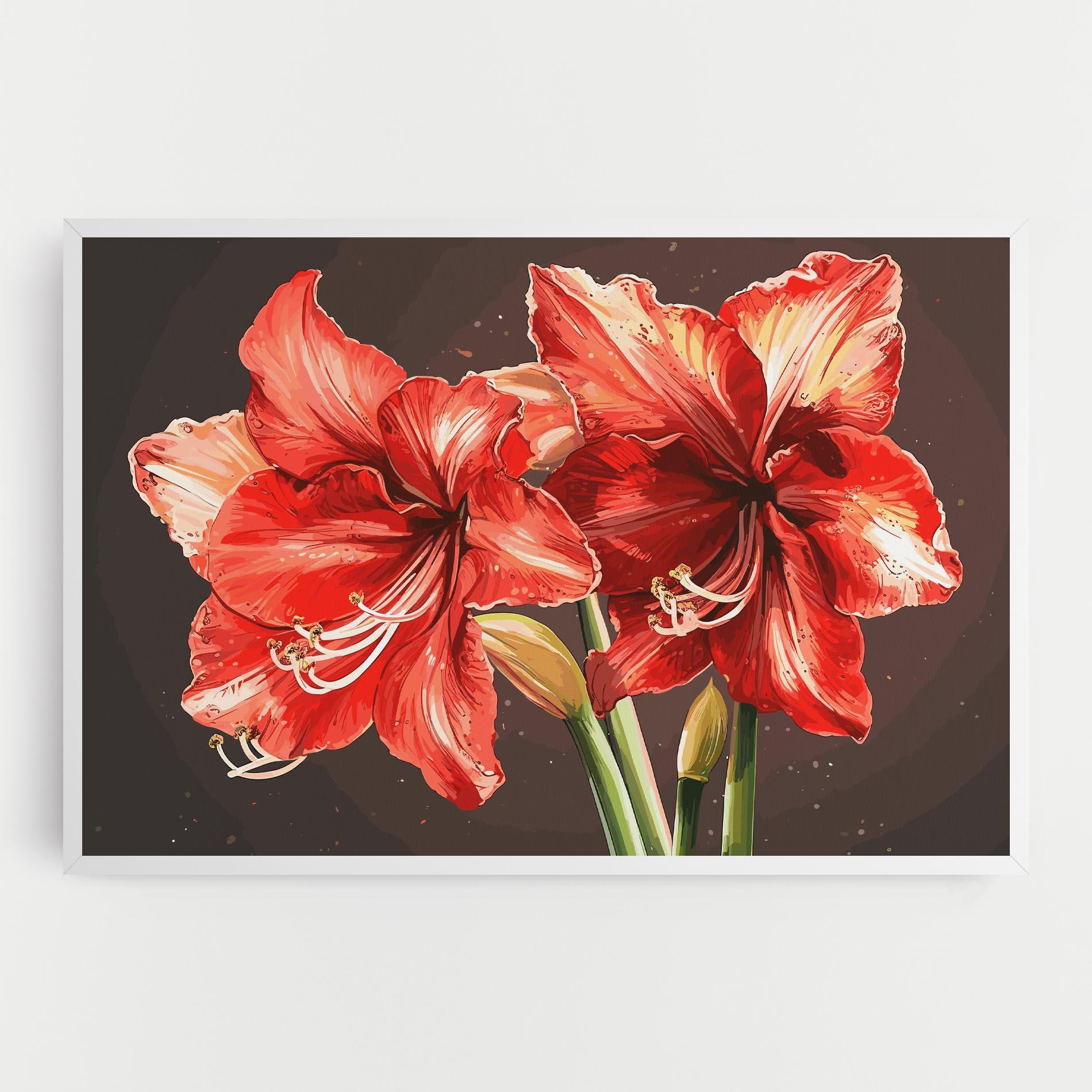 Tablou Canvas Orange Pretty Lily mockup 0