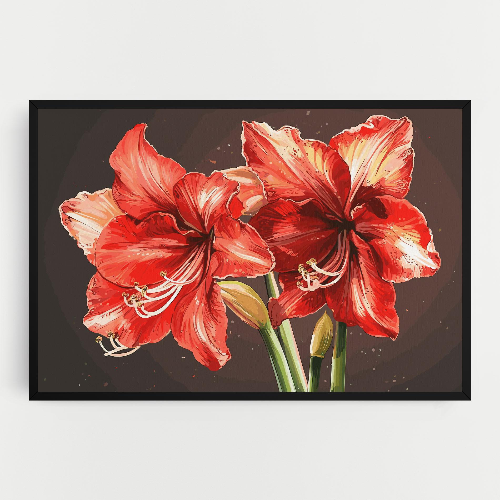 Tablou Canvas Orange Pretty Lily mockup 0