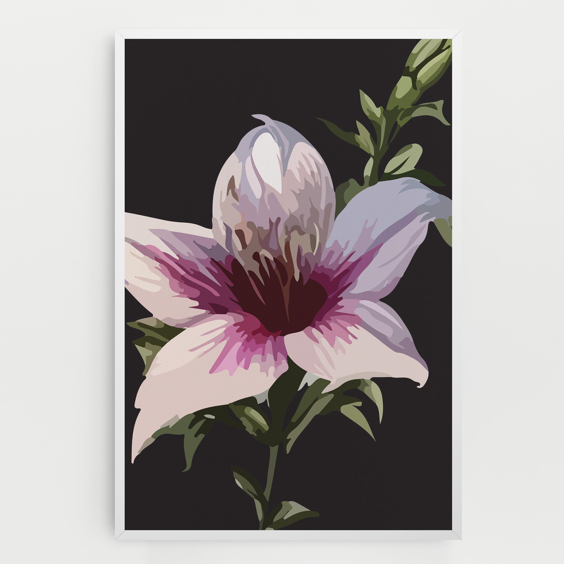 Tablou Canvas Pink Pretty Lily mockup 0