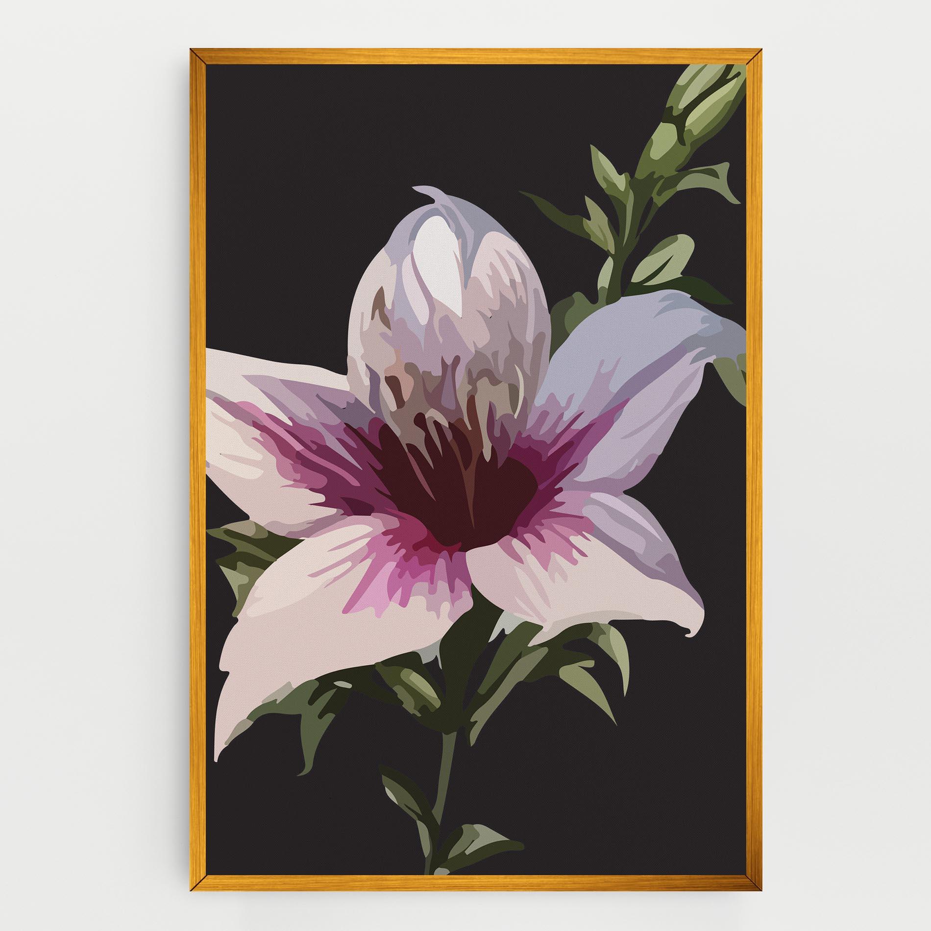 Tablou Canvas Pink Pretty Lily mockup 0
