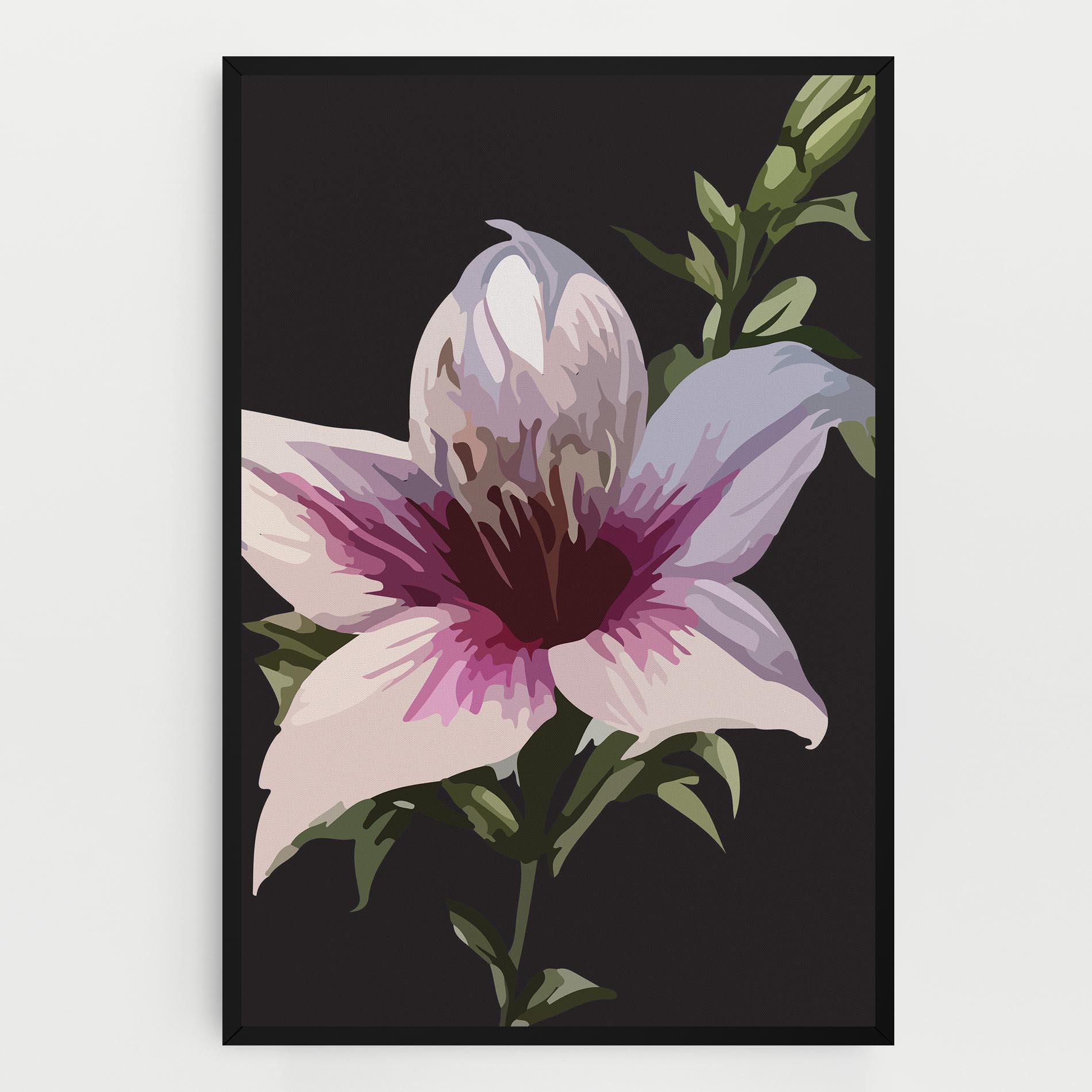 Tablou Canvas Pink Pretty Lily mockup 0