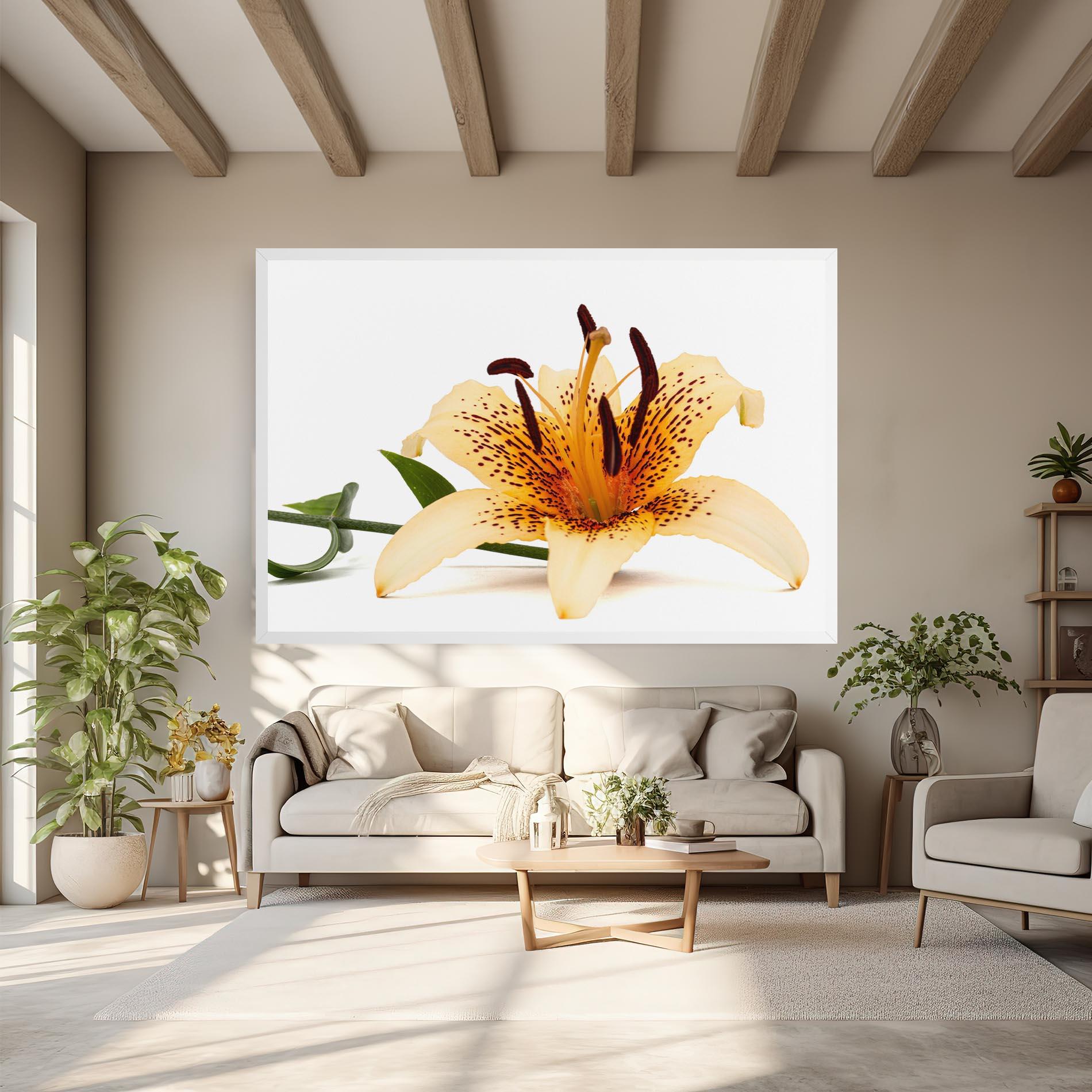 Tablou Canvas Big Yellow Lily mockup 6