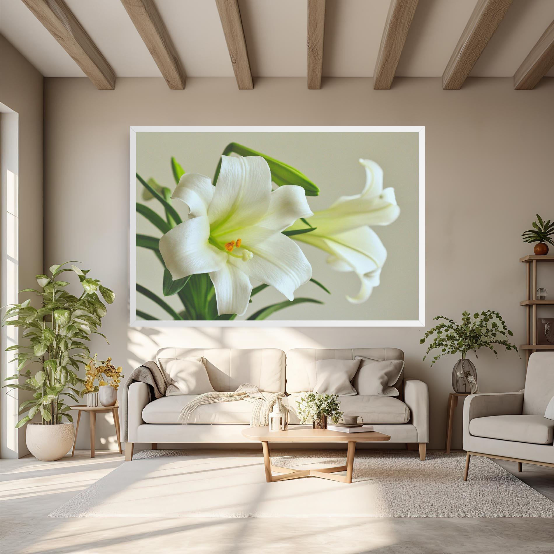 Tablou Canvas Green Lily mockup 6