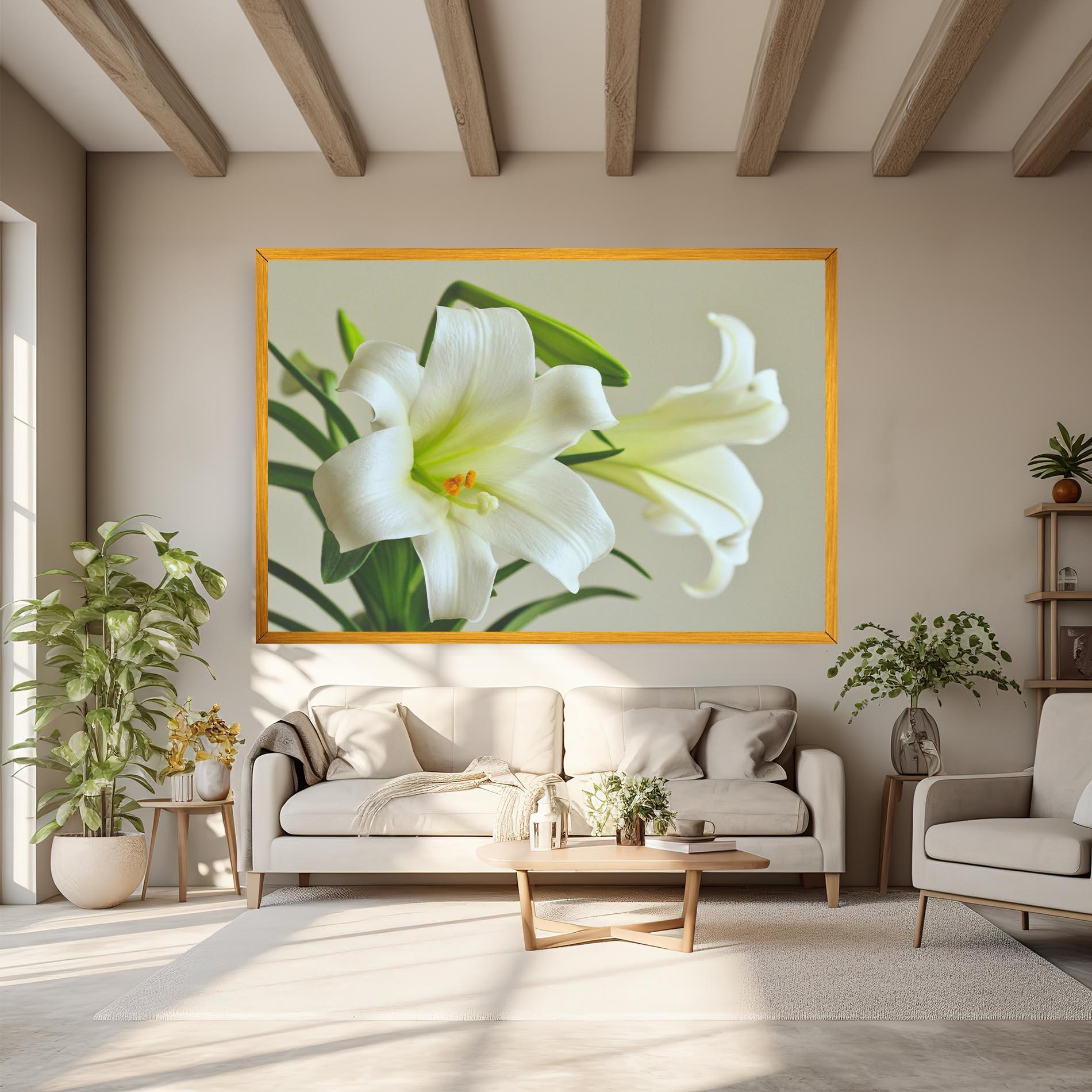 Tablou Canvas Green Lily mockup 6