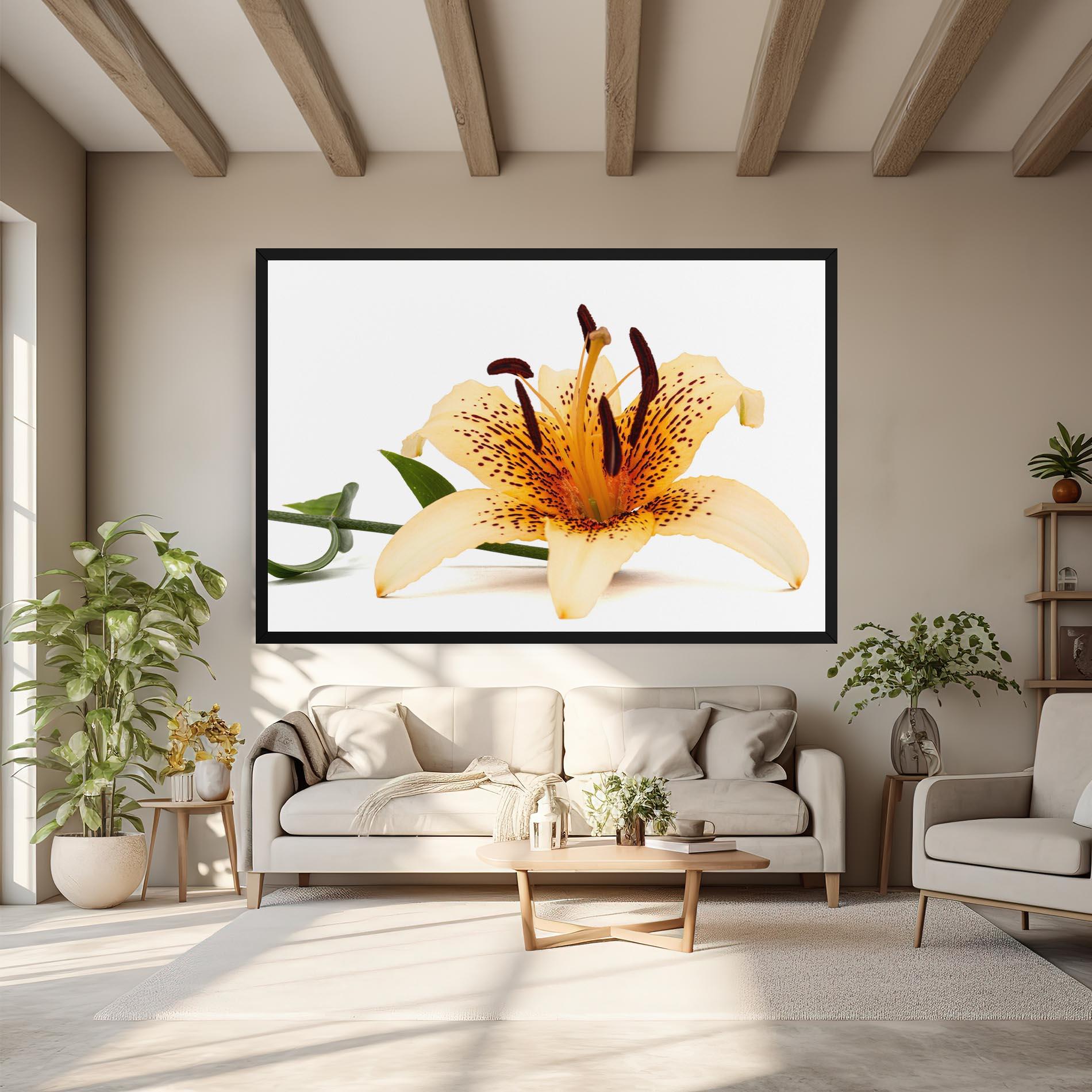 Tablou Canvas Big Yellow Lily mockup 6