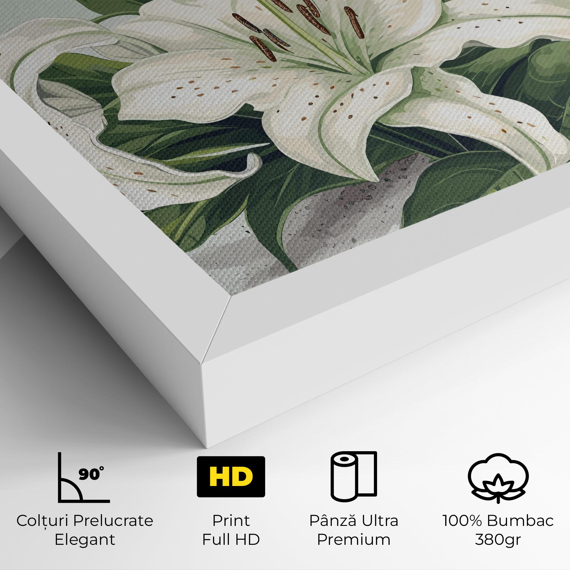 Tablou Canvas Light Lily Art mockup 4