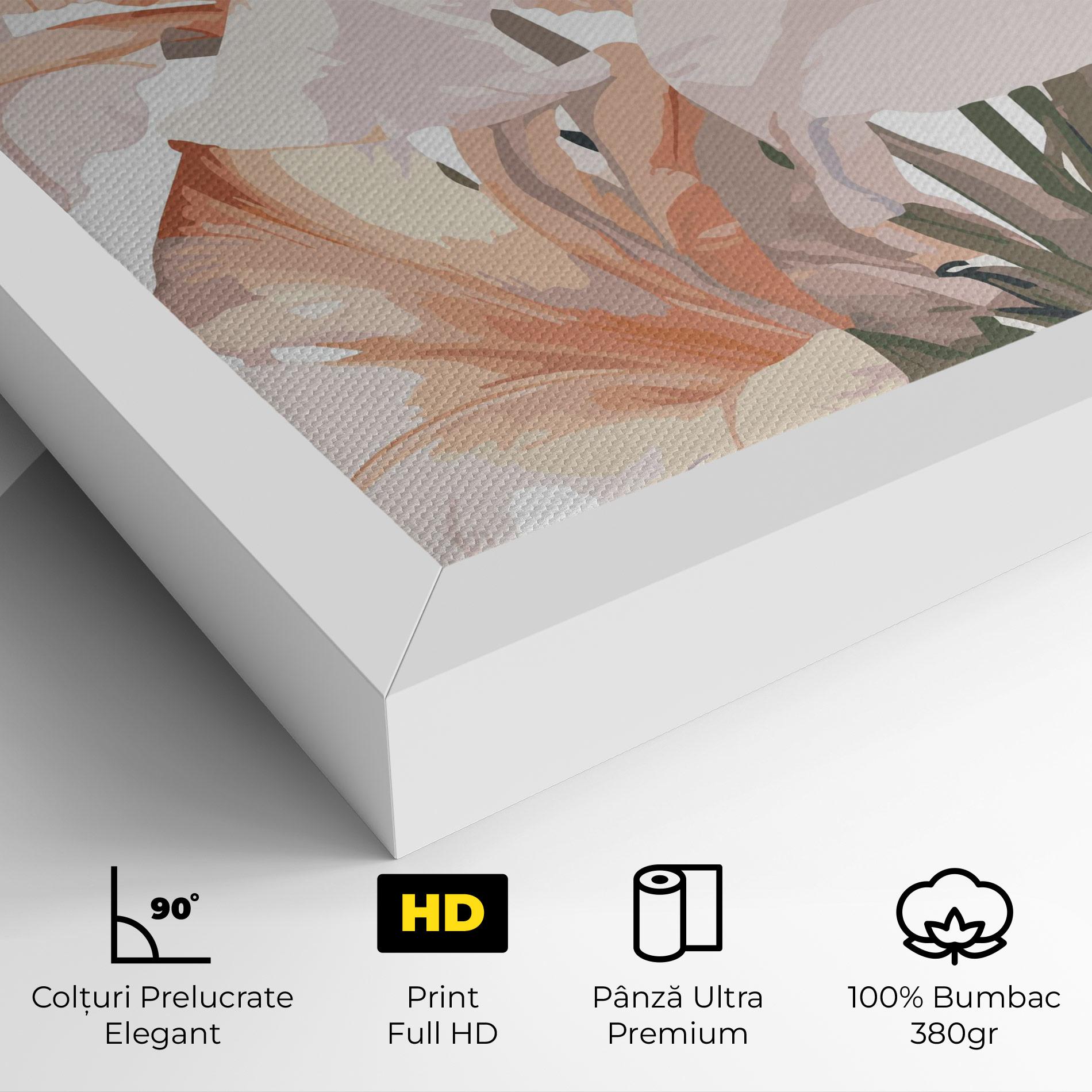 Tablou Canvas Light Pink Lily mockup 4