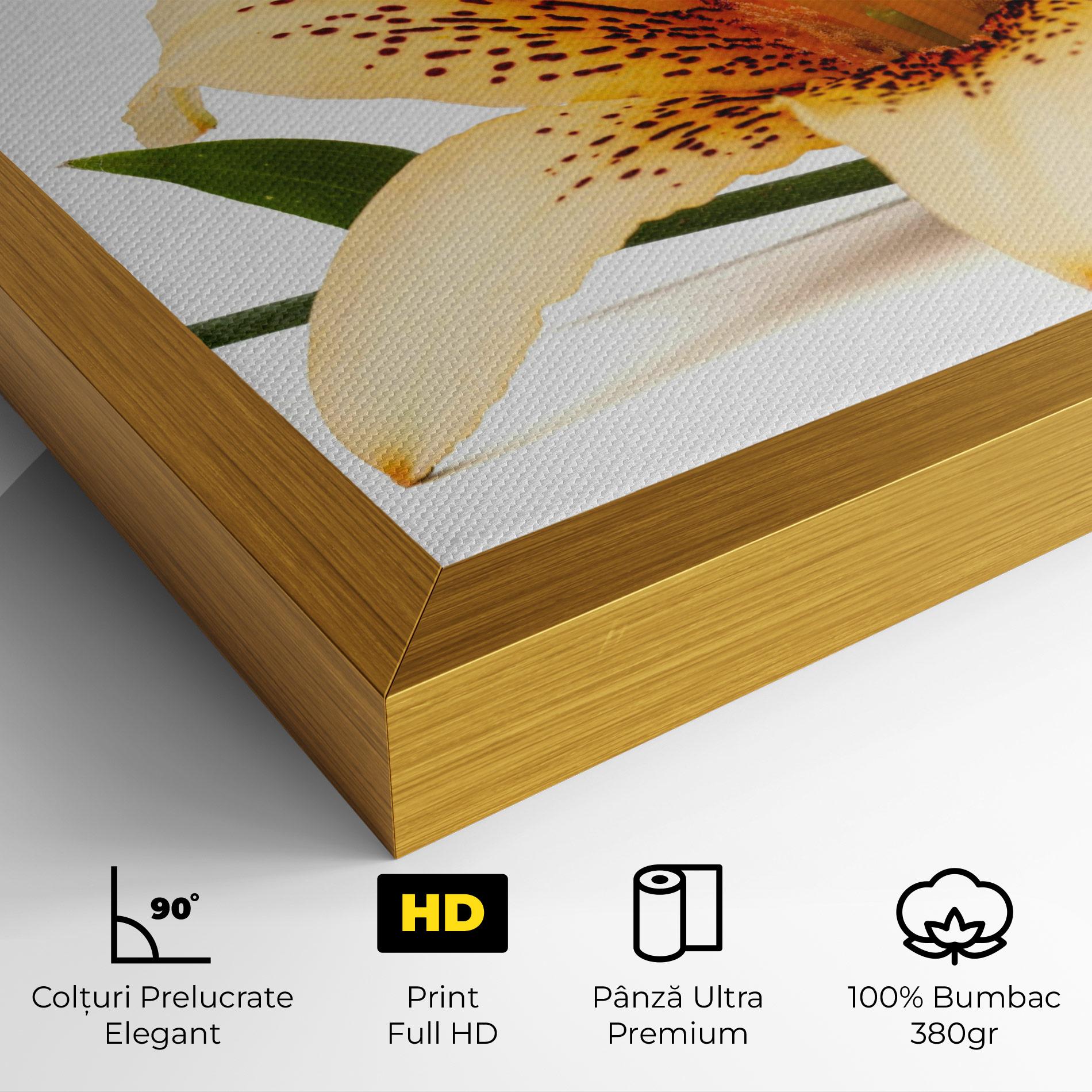 Tablou Canvas Big Yellow Lily mockup 4