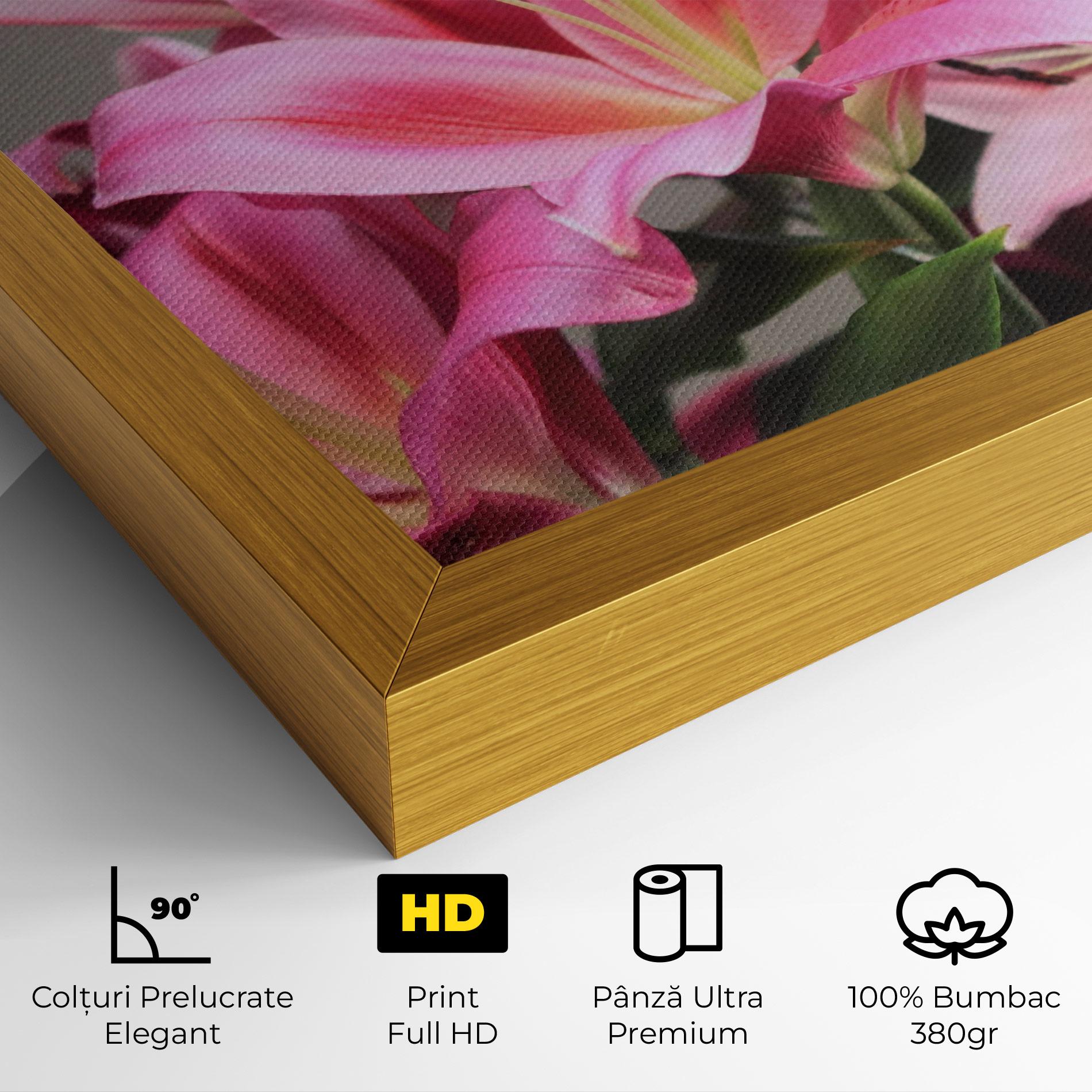 Tablou Canvas Light Pink Lily View mockup 4