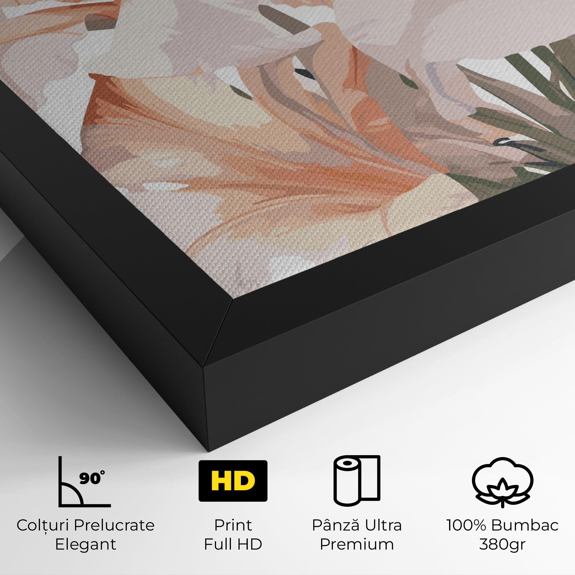 Tablou Canvas Light Pink Lily mockup 4