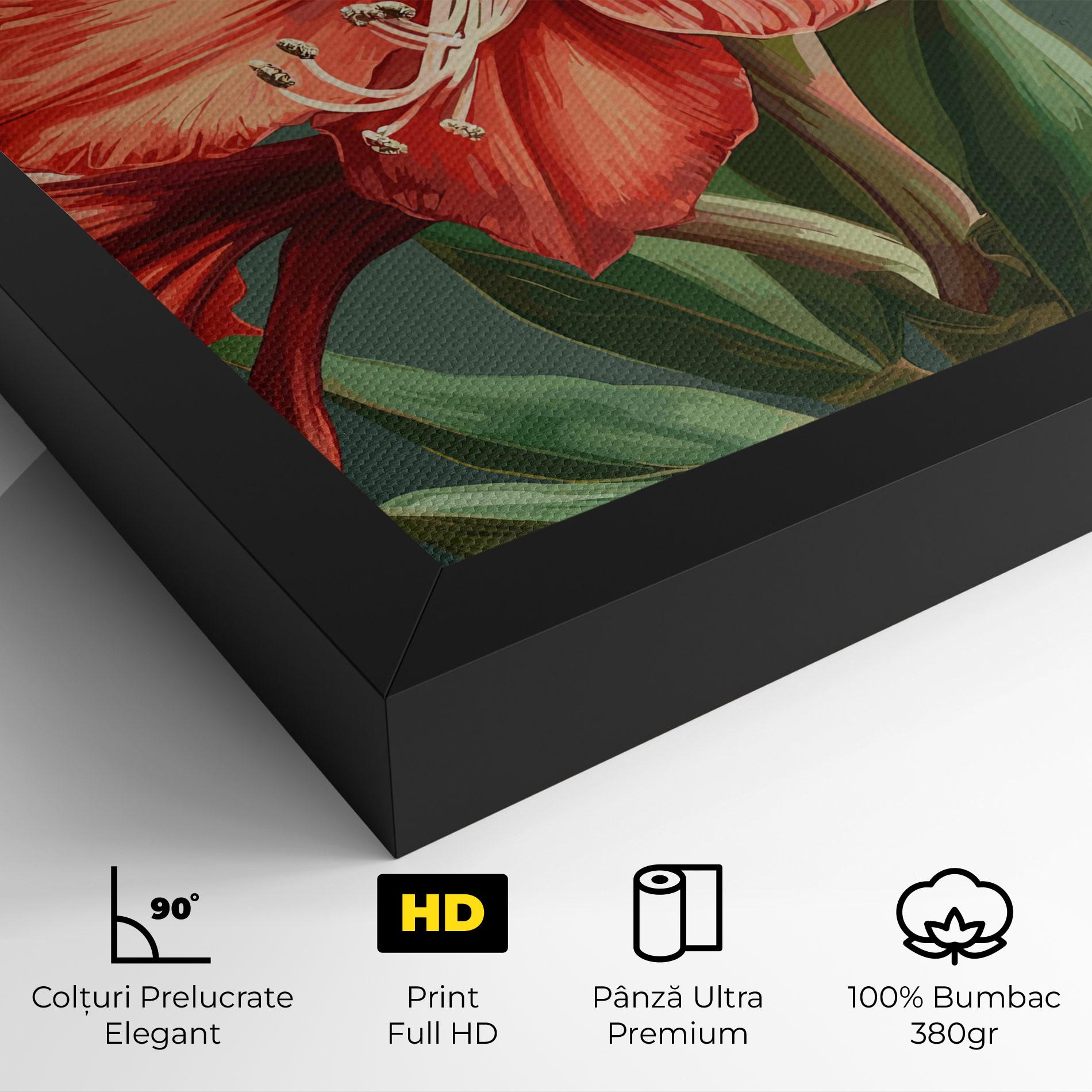 Tablou Canvas Lily Orange Art mockup 4