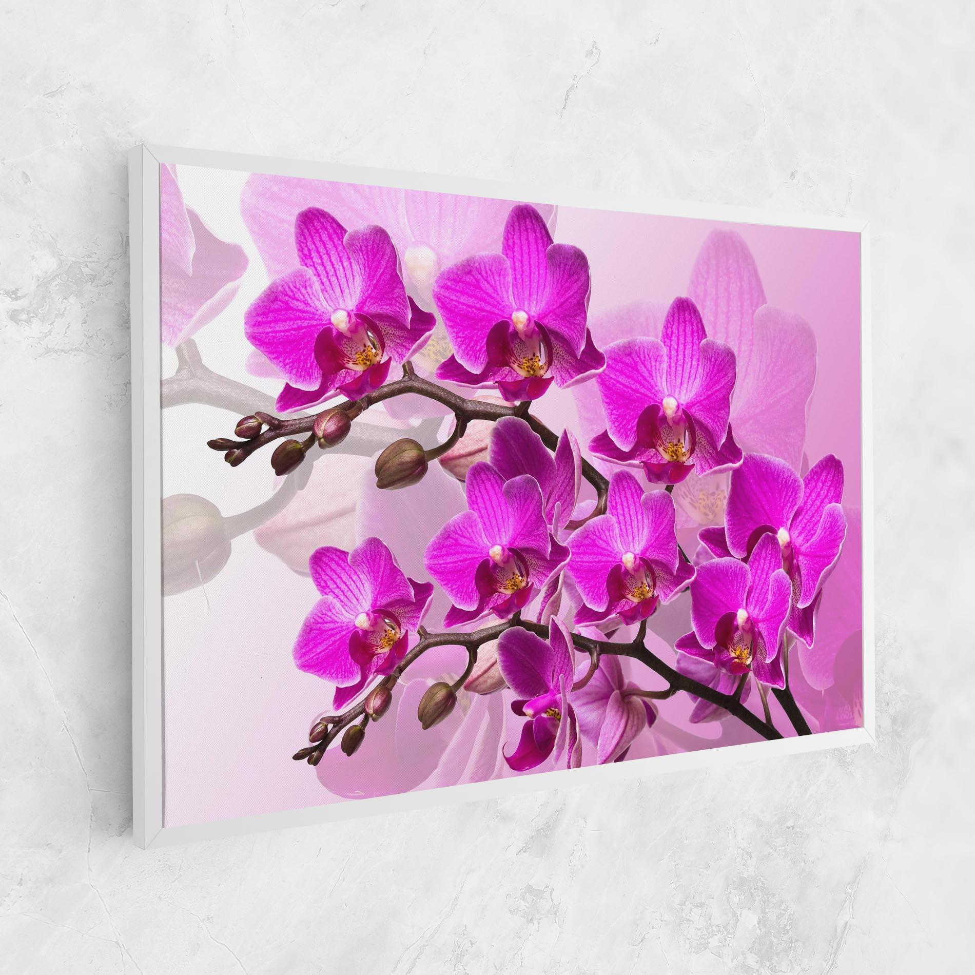 Tablou Canvas Flori Roz mockup 1