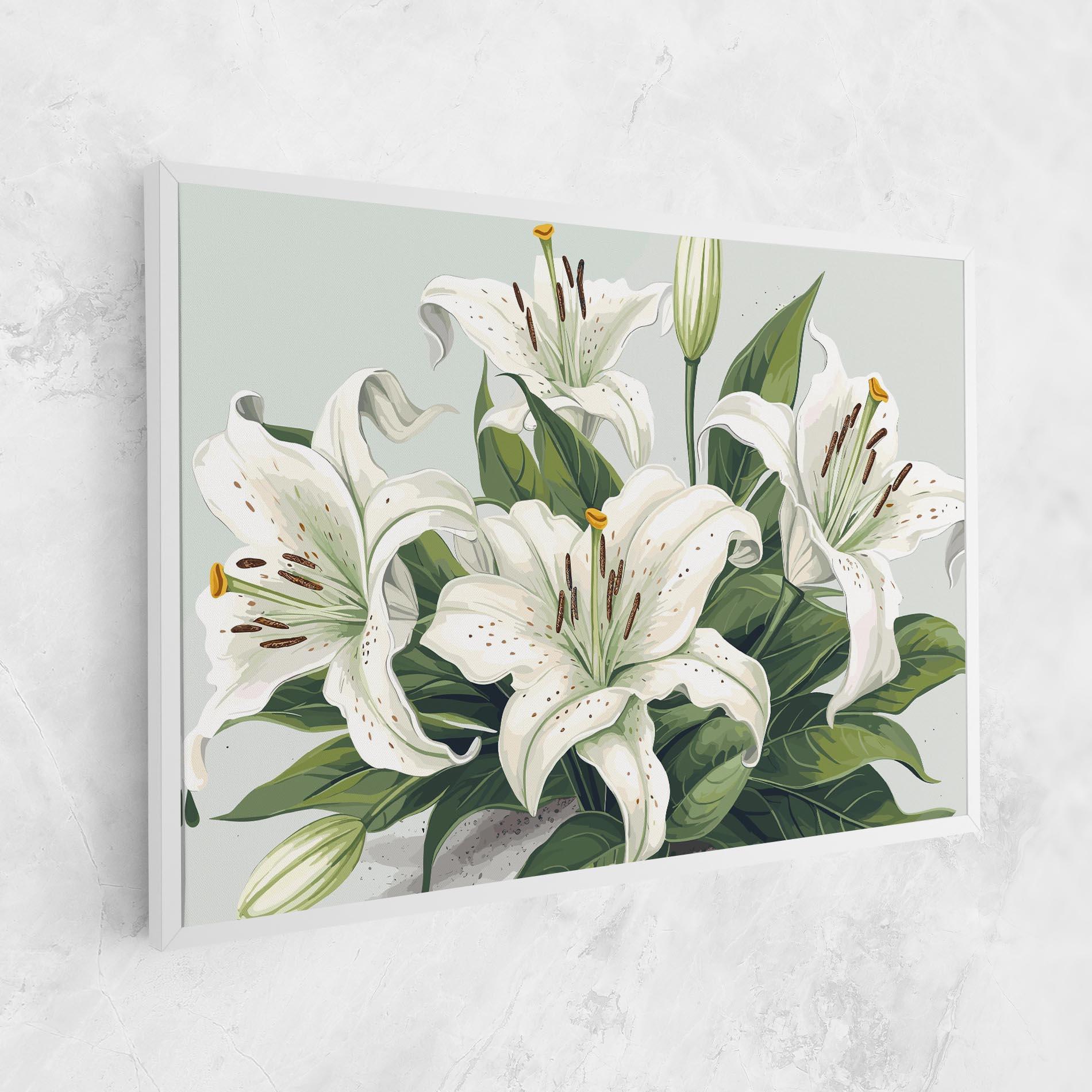 Tablou Canvas Light Lily Art mockup 1