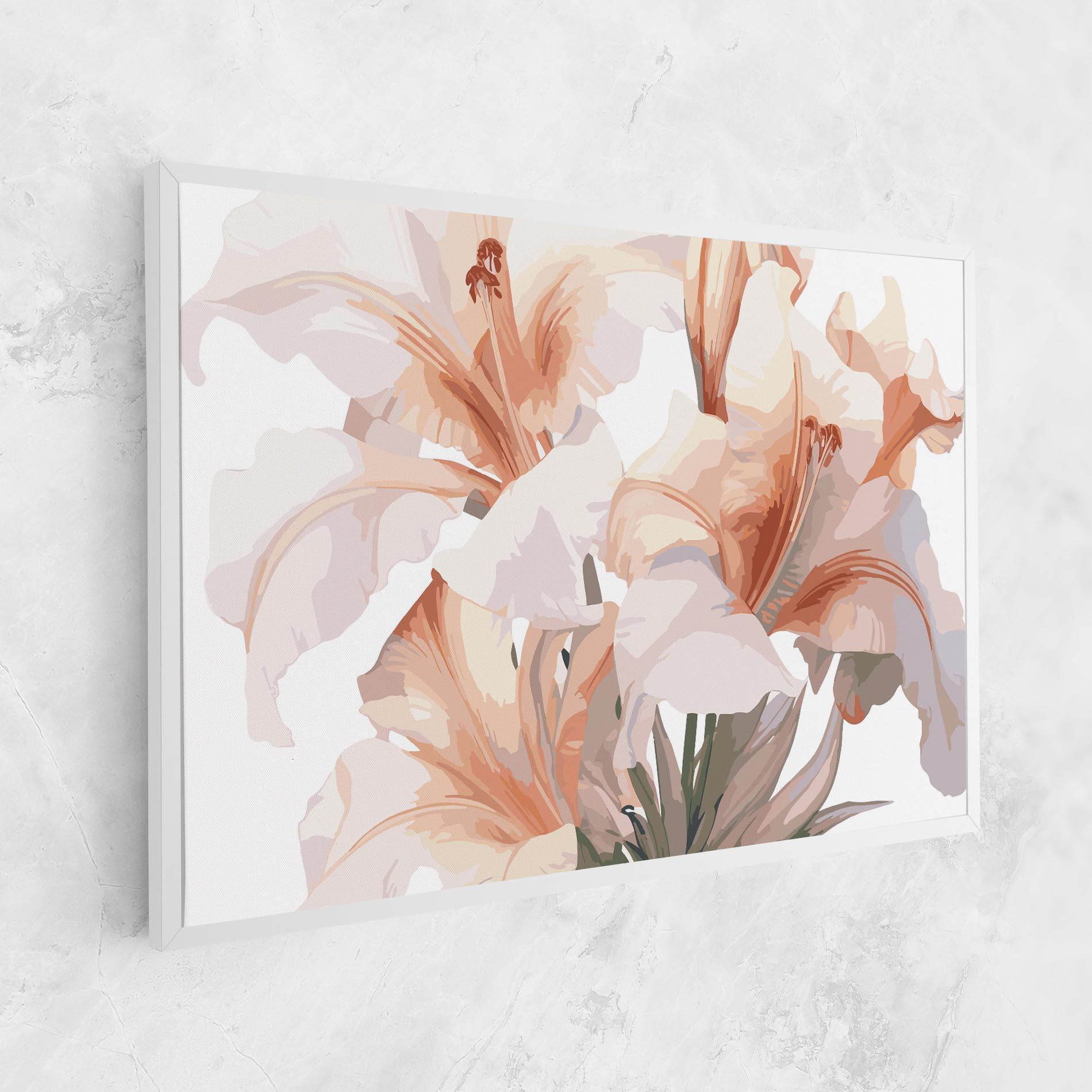 Tablou Canvas Light Pink Lily mockup 1