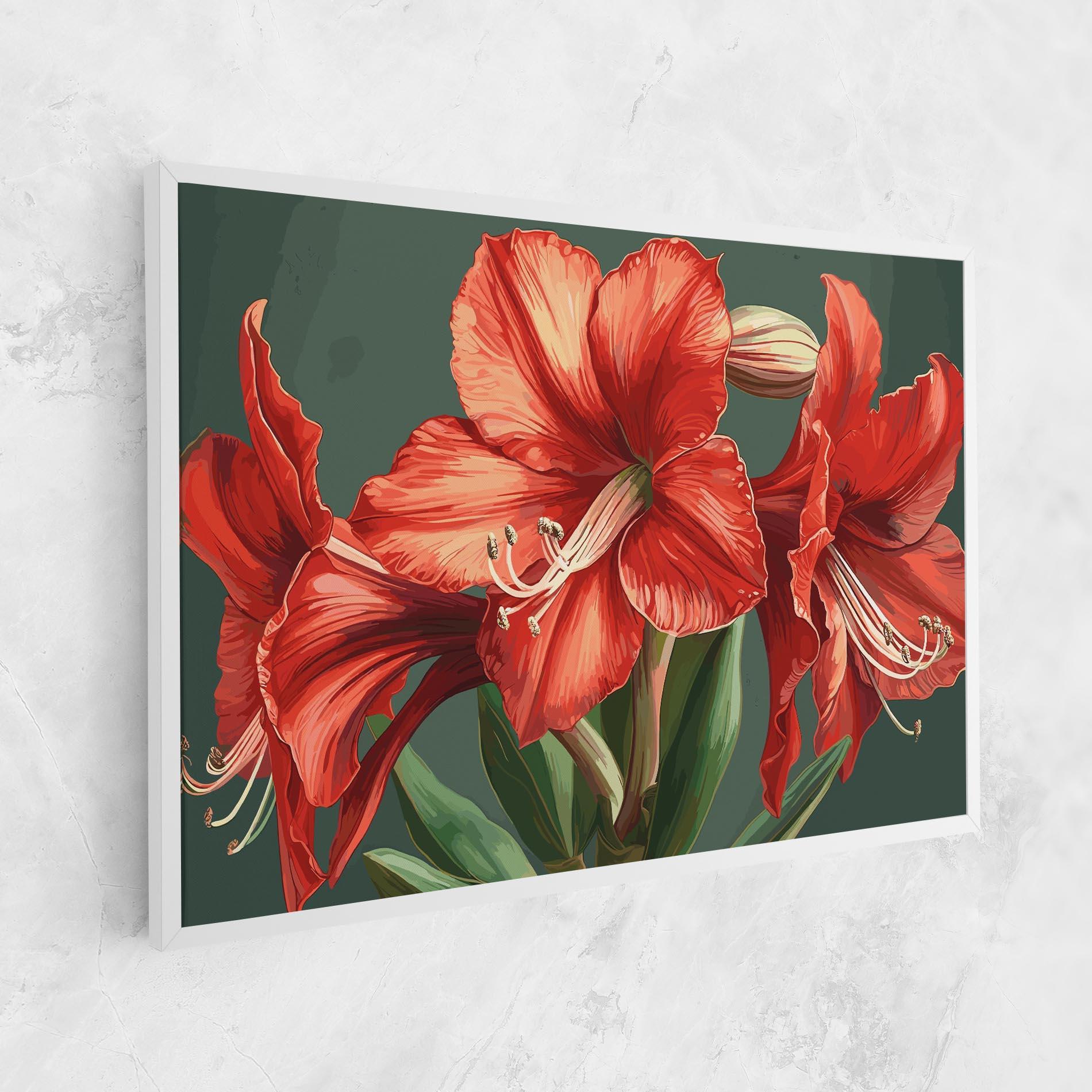 Tablou Canvas Lily Orange Art mockup 1