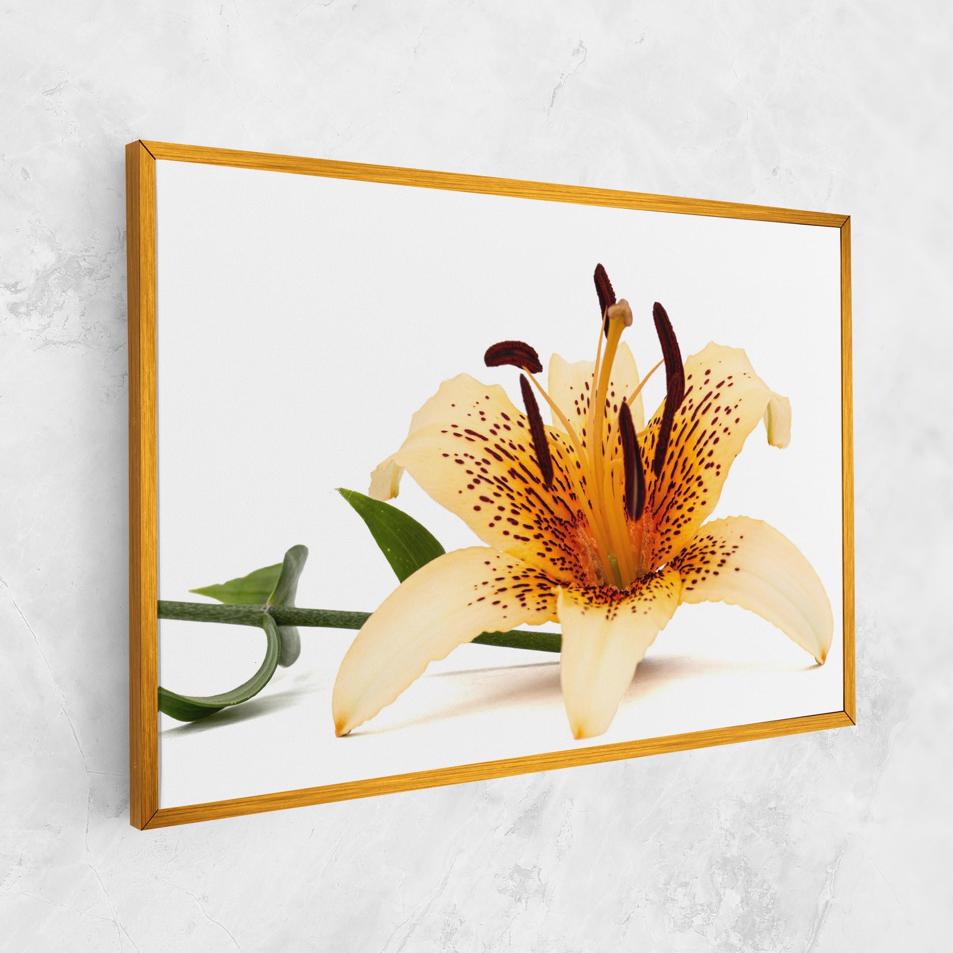 Tablou Canvas Big Yellow Lily mockup 1