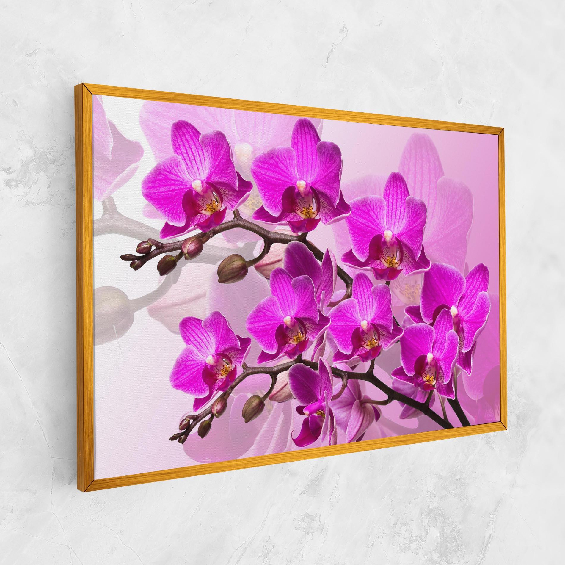 Tablou Canvas Flori Roz mockup 1