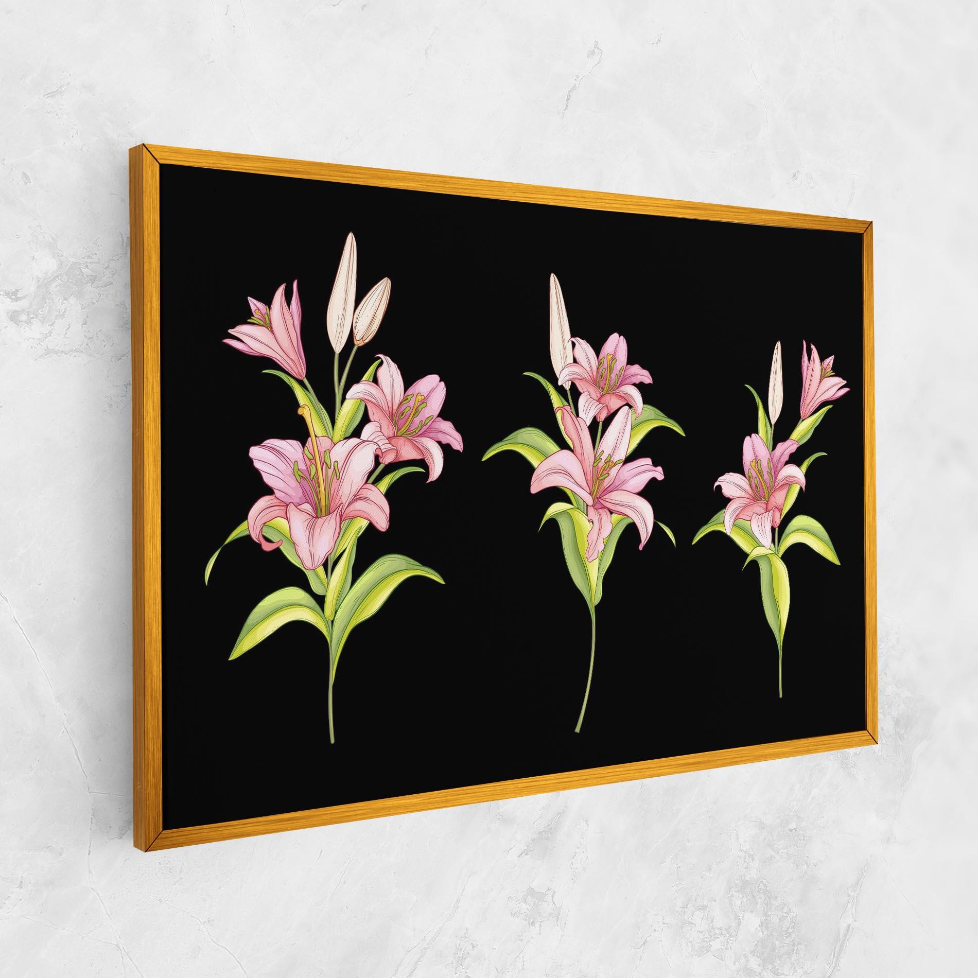 Tablou Canvas Lily Set mockup 1