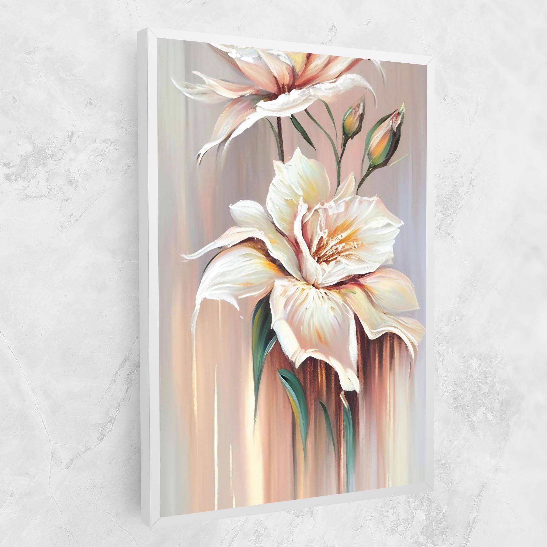 Tablou Canvas Abstract Lily Painting mockup 1