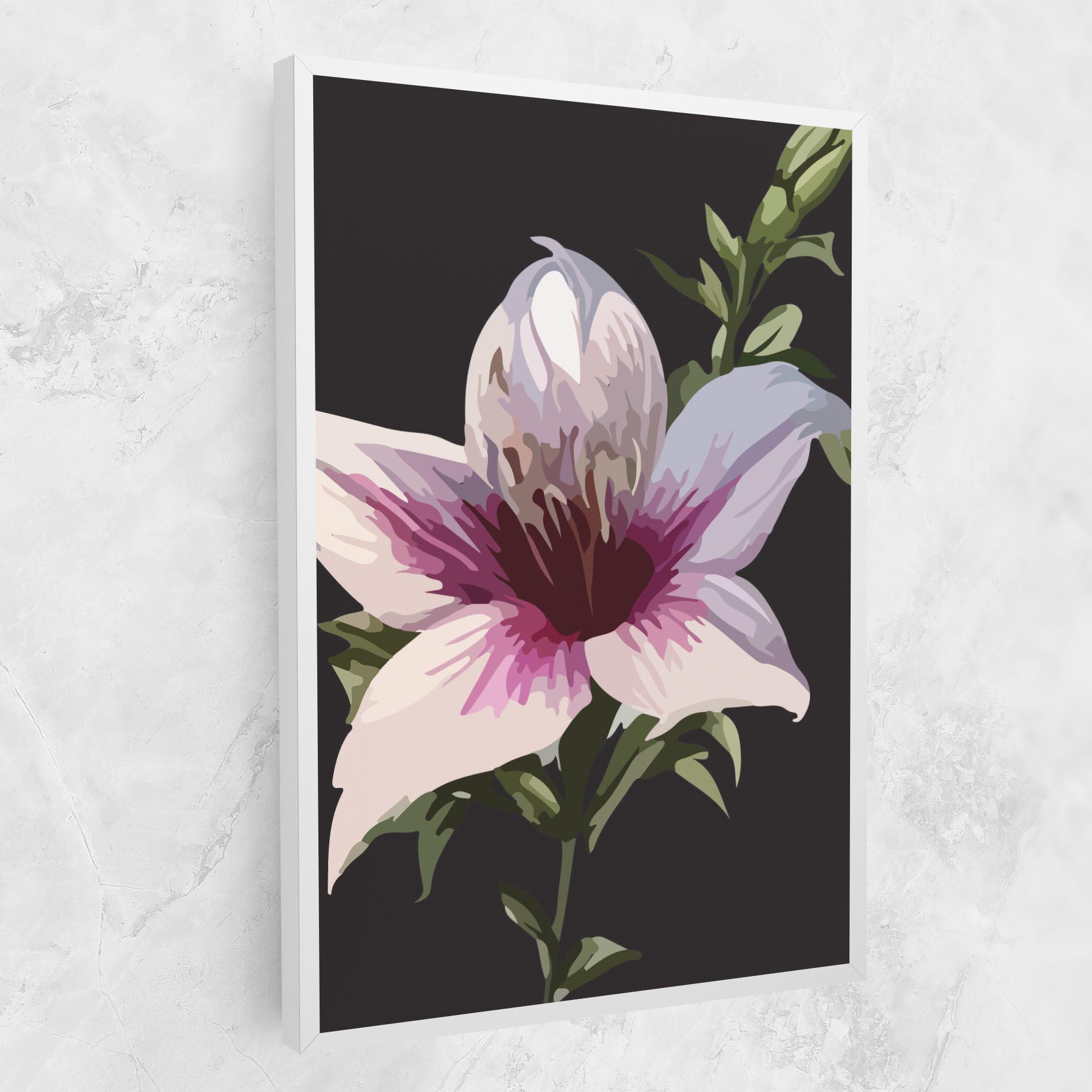Tablou Canvas Pink Pretty Lily mockup 1