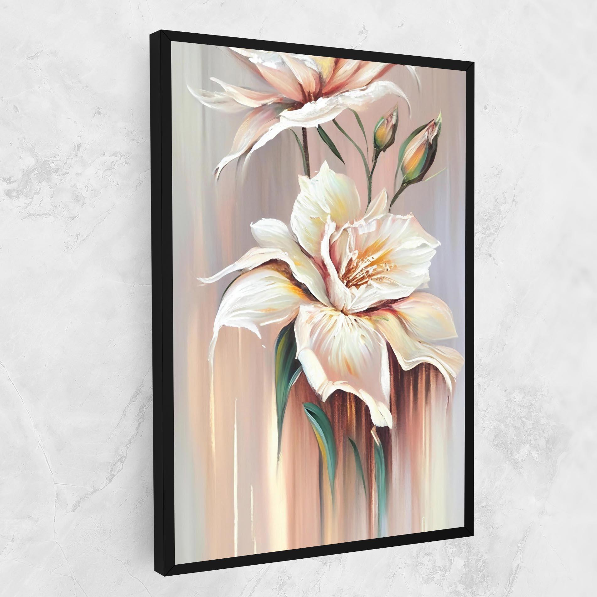 Tablou Canvas Abstract Lily Painting mockup 1