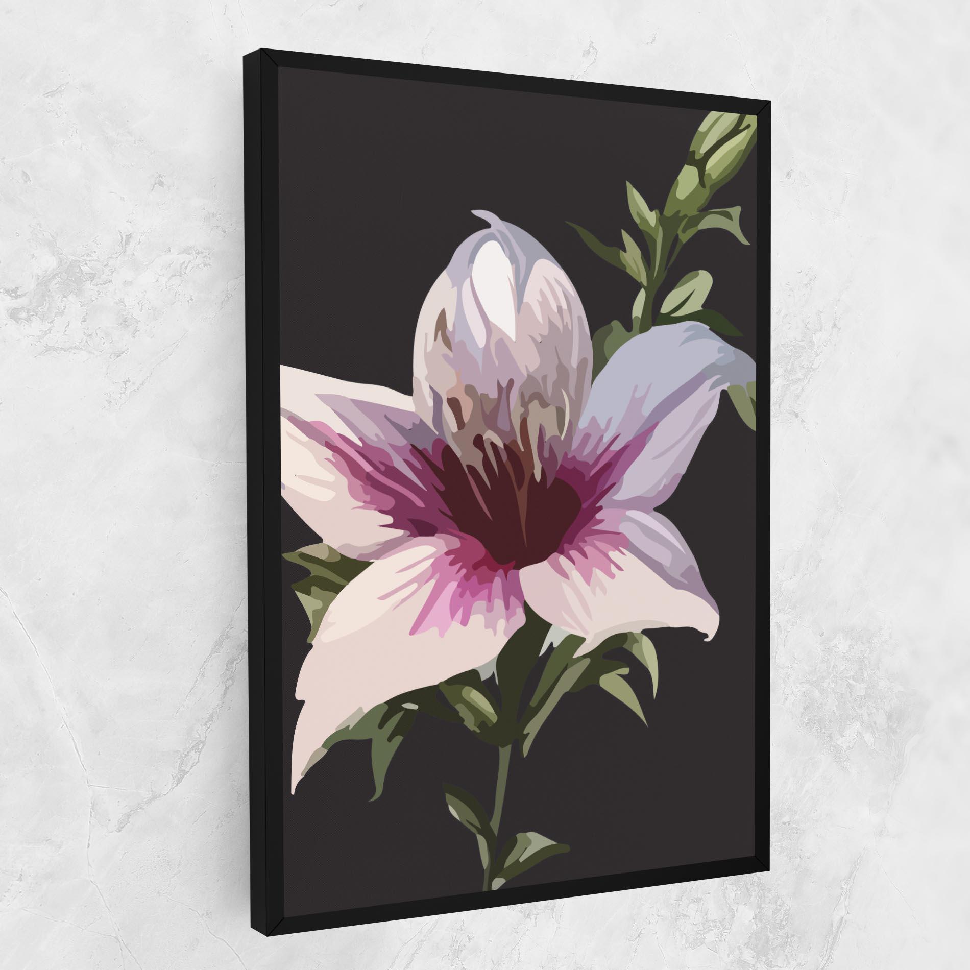 Tablou Canvas Pink Pretty Lily mockup 1